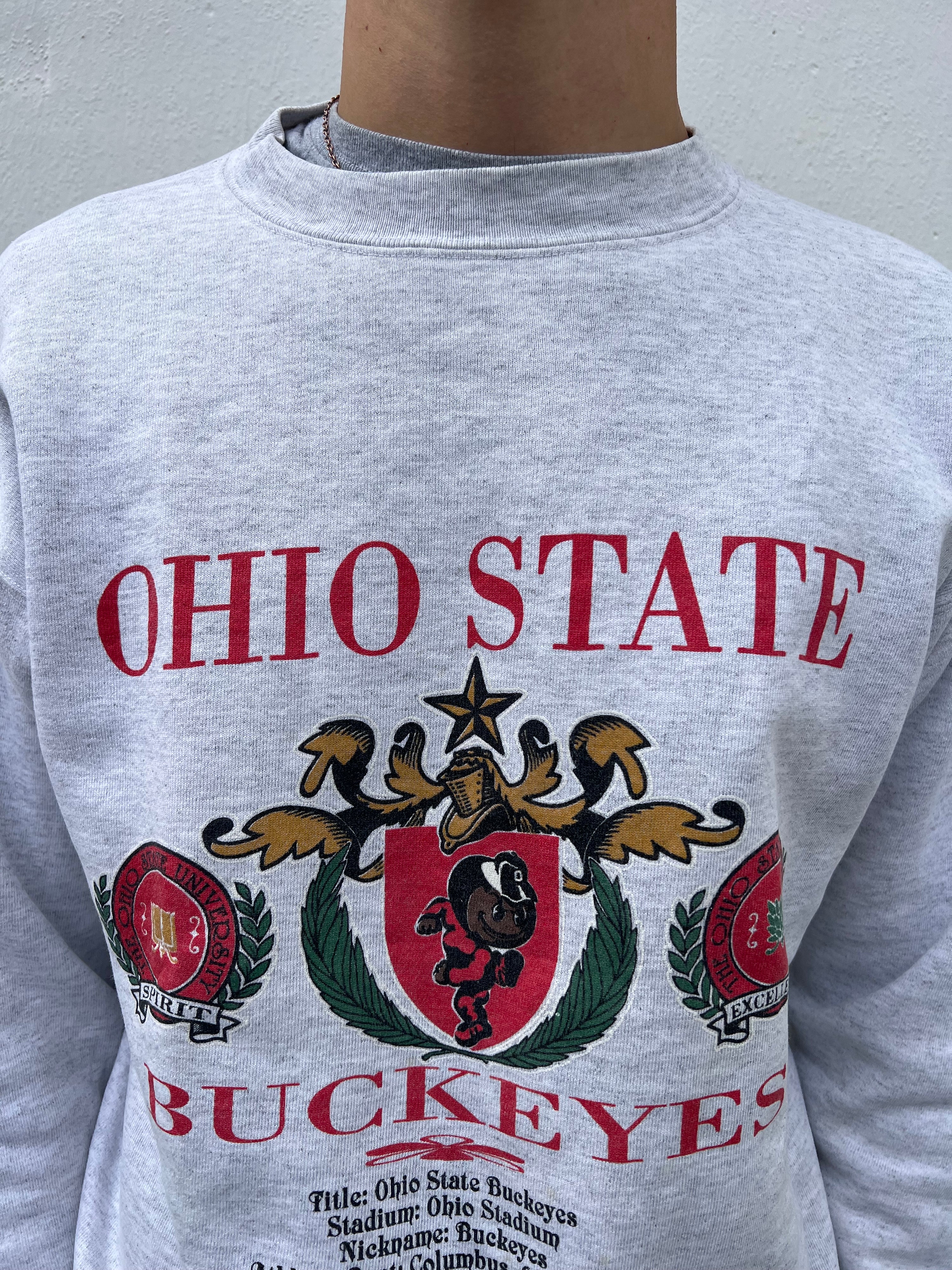 Vintage 90s Ohio State University Buckeyes Football Sweater (L)