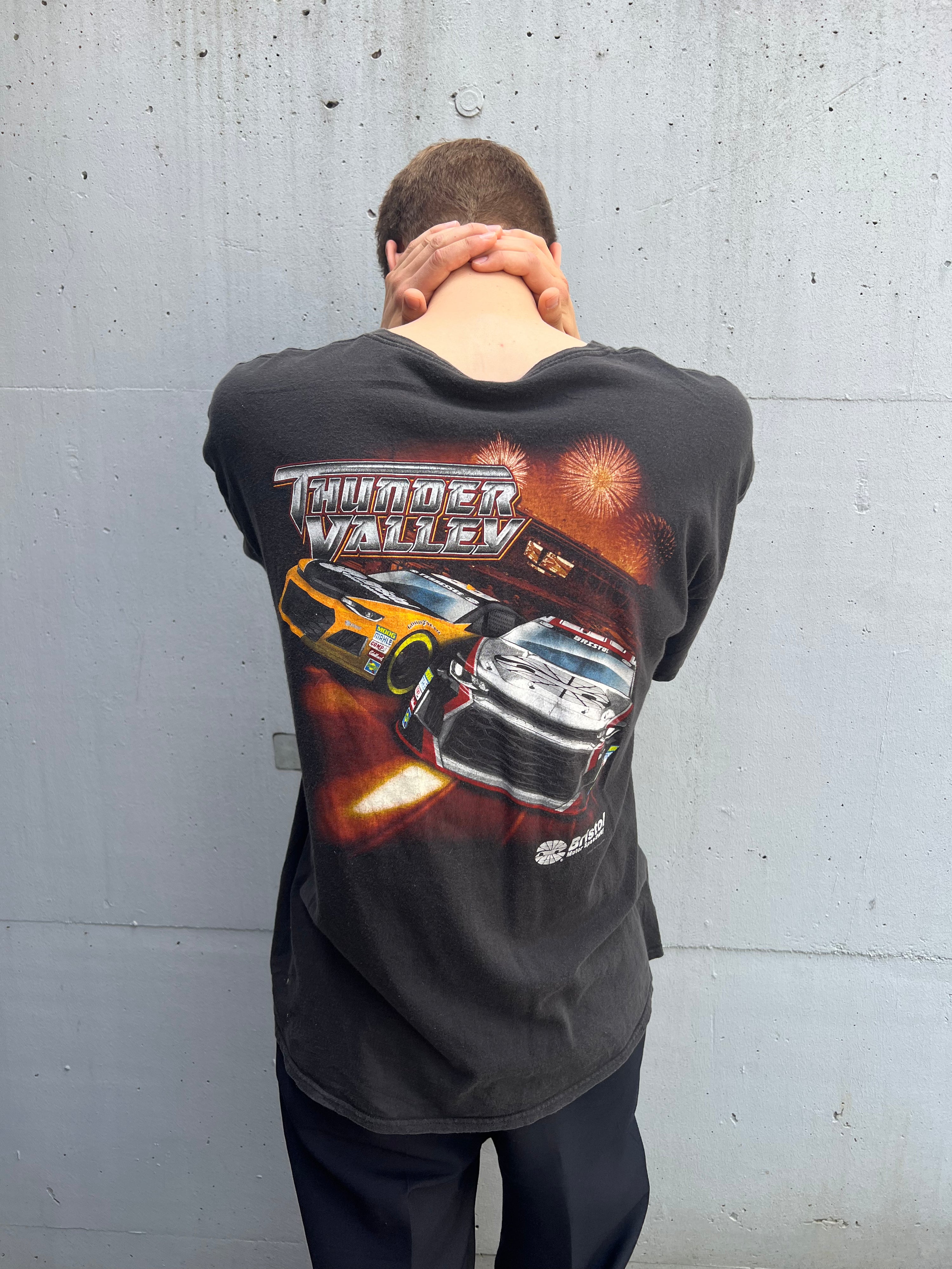 Vintage Bristol Speedway Thunder Valley Racing Tshirt (XL)