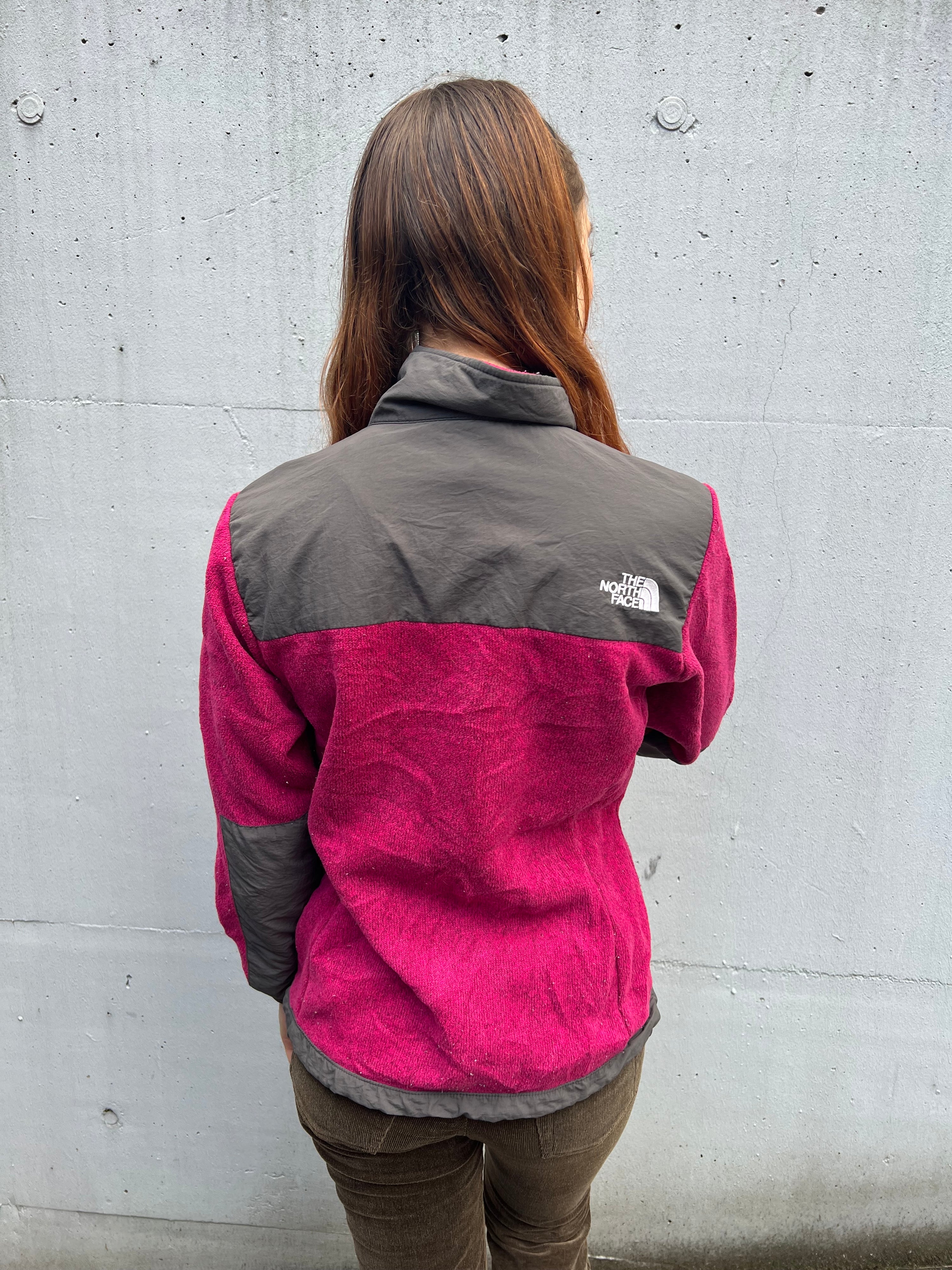 Y2K The North Face Logo Fleece Jacket (S)