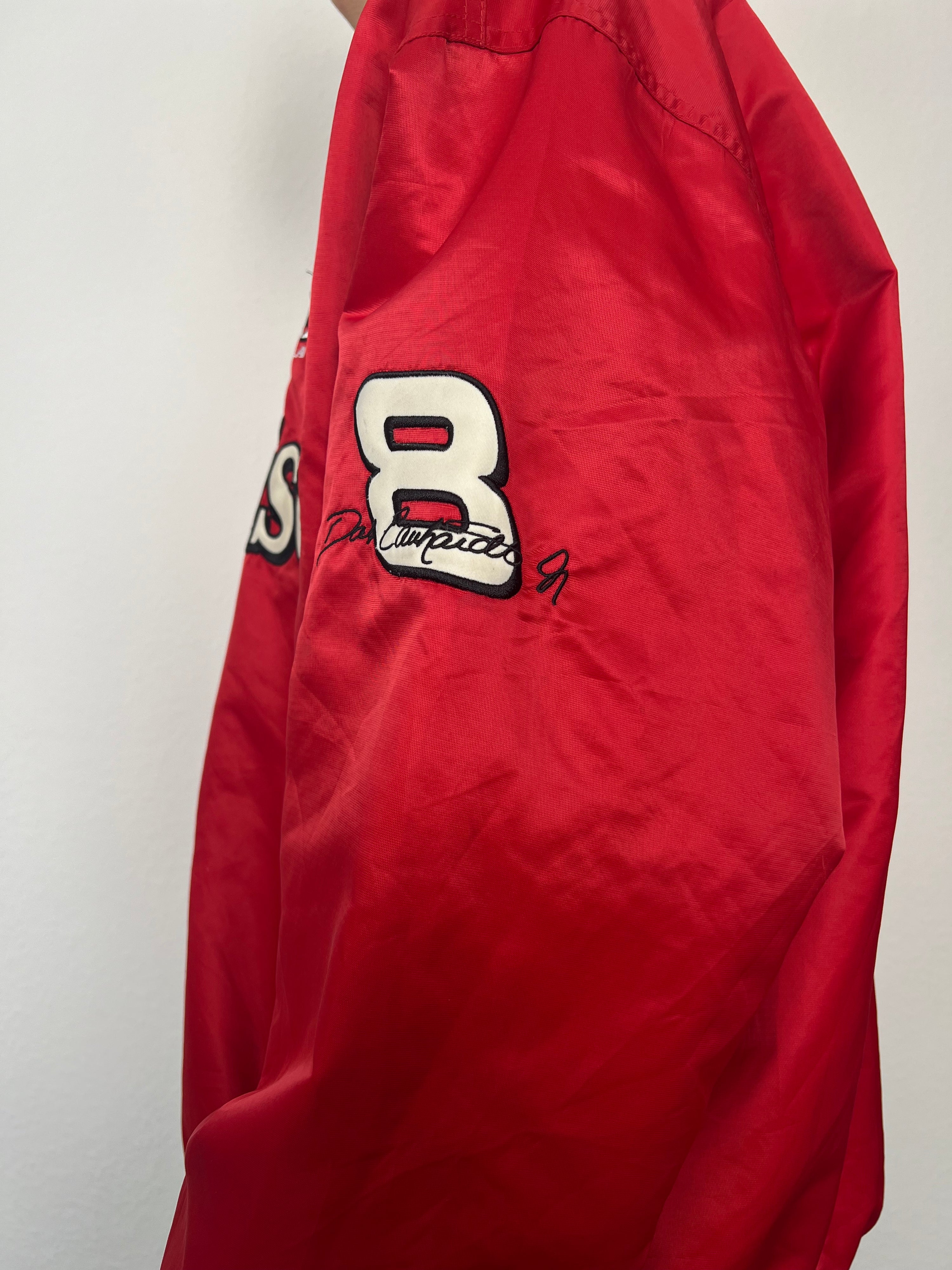 Vintage 90s Nascar Budweiser Racing College Jacket (XL)