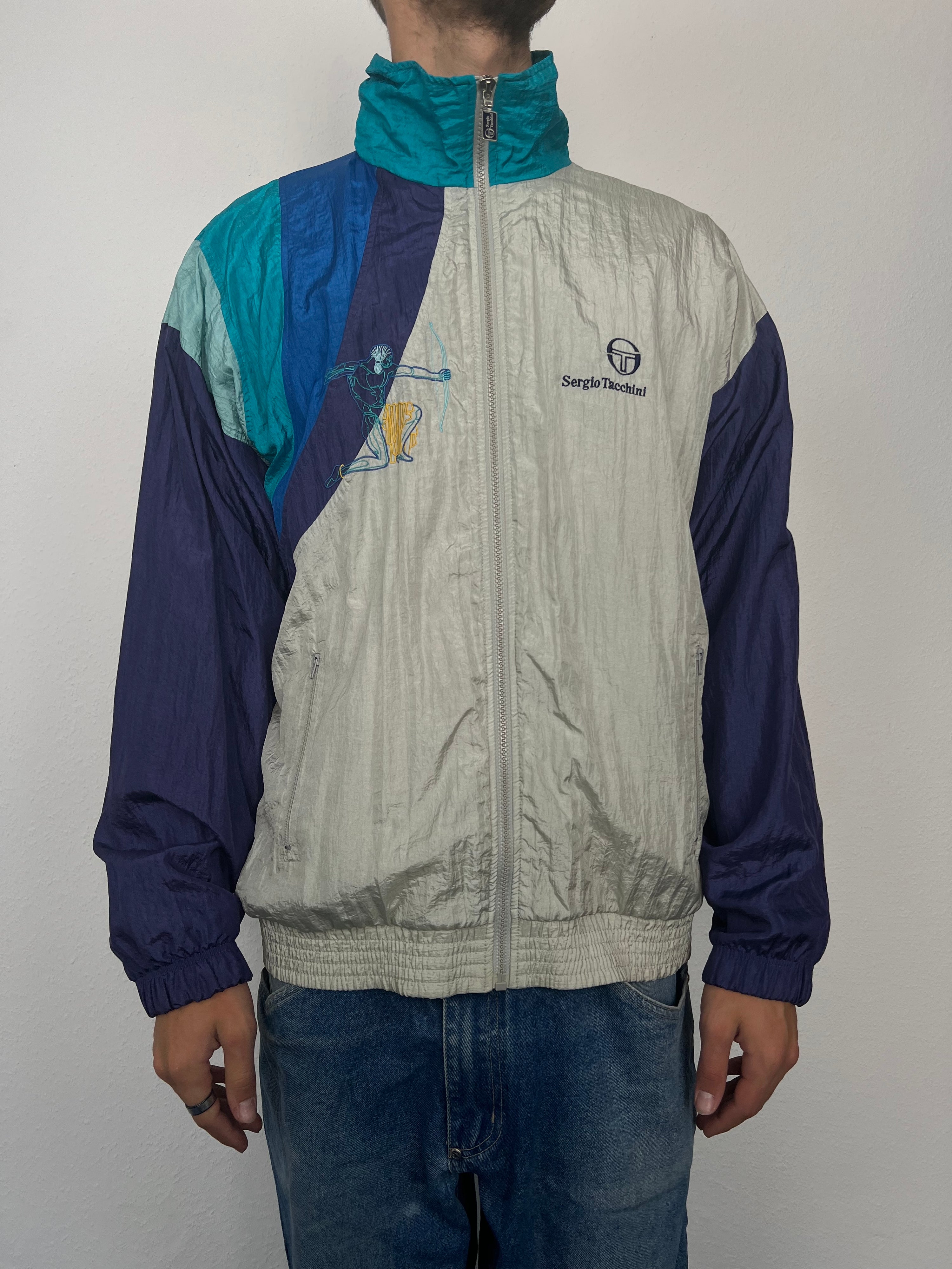 Vintage 80s Sergio Tacchini Trackjacket (XL)