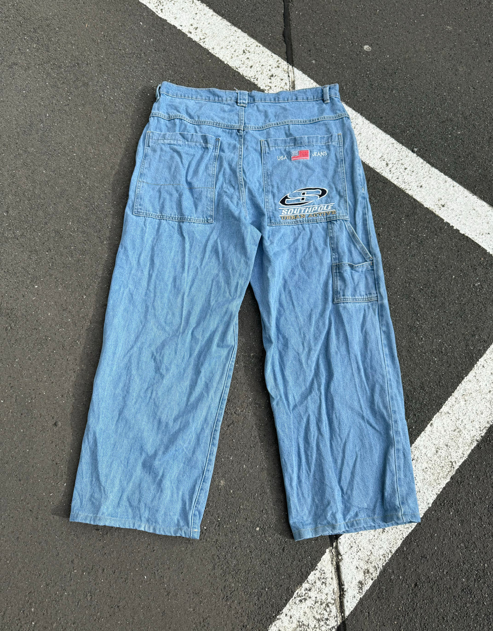 Vintage 90s Southpole Baggy Denim Jeans (38)