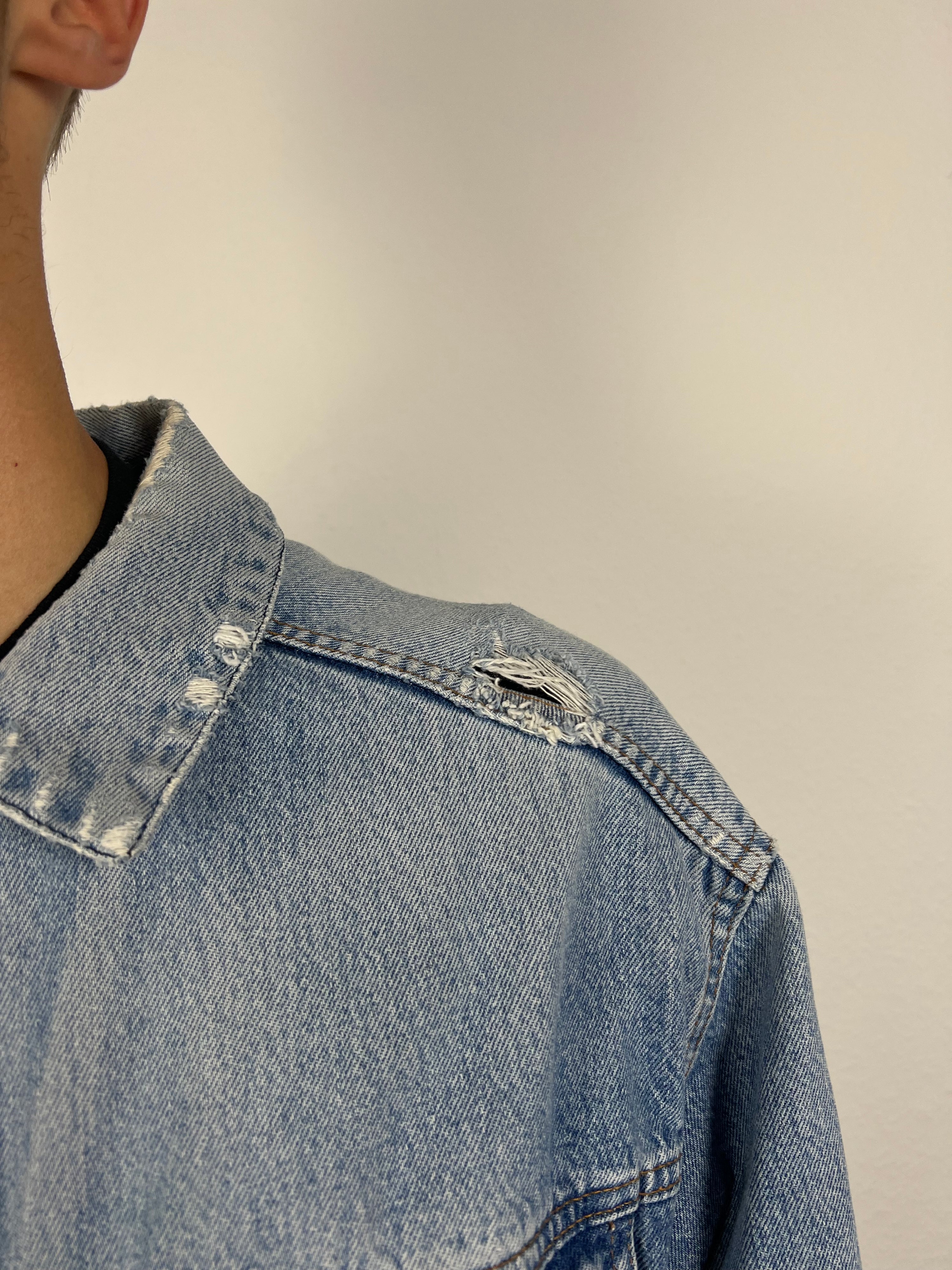 Vintage Avirex Denim Jacket Natural faded (XL)