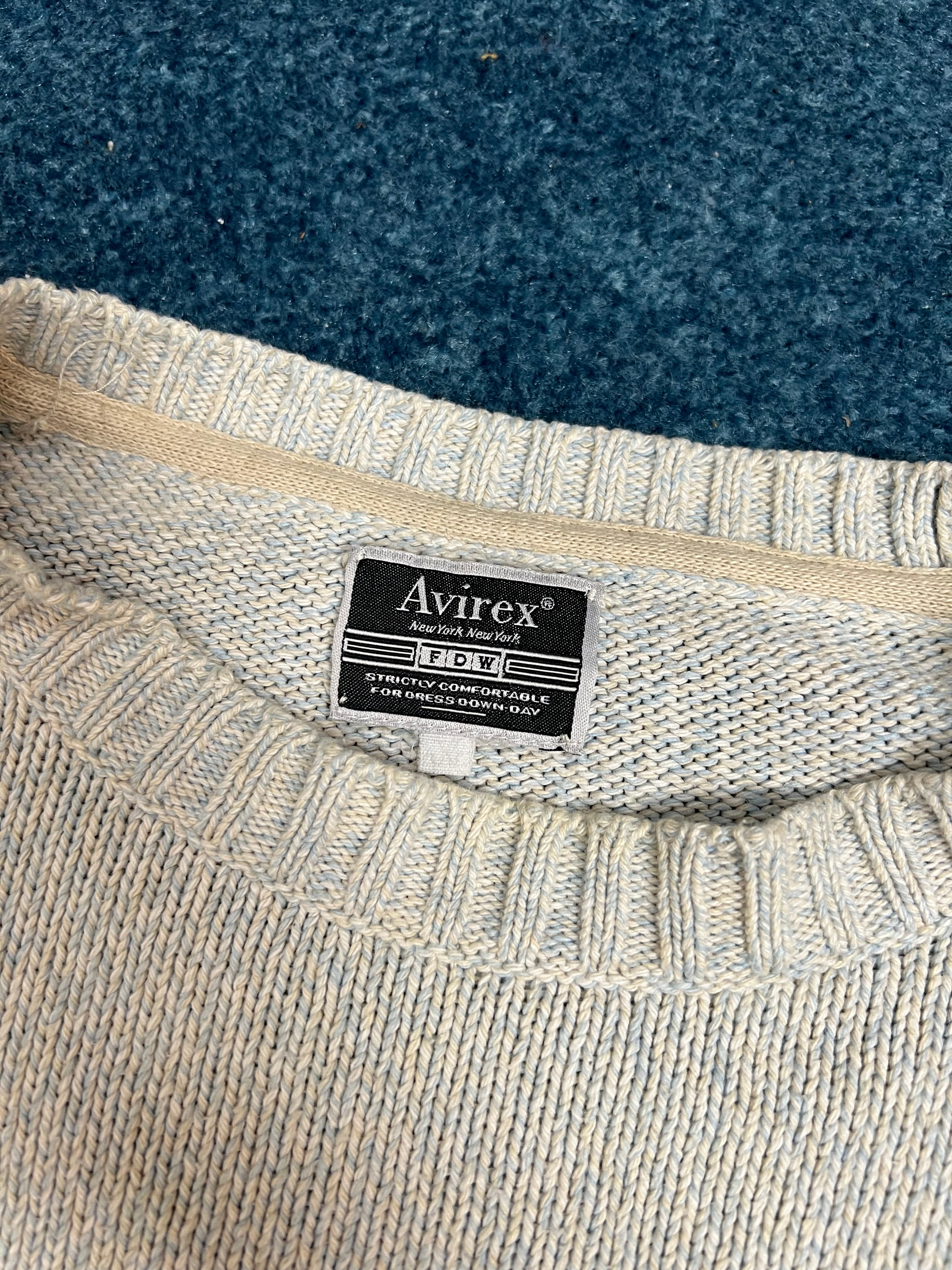 Vintage 90s Avirex Knit Sweater (L)