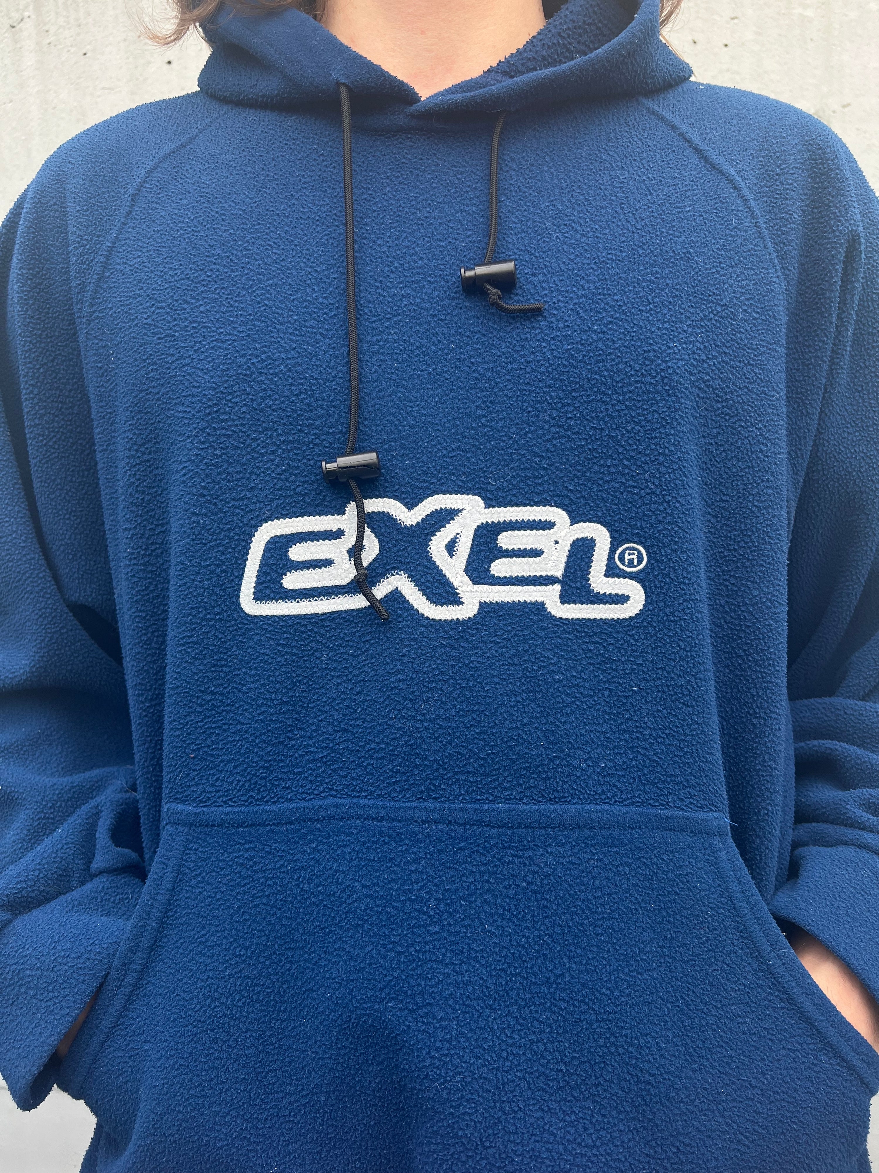 Vintag 90s Italian Exel Fleece Hoodie (XXL)