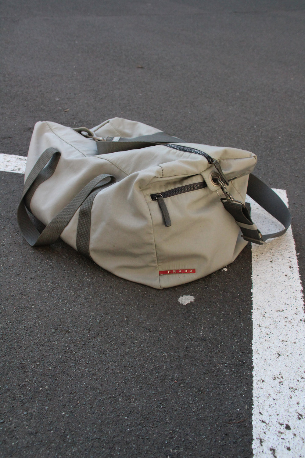 Early 2000s Prada Linea Rossa Duffle Bag