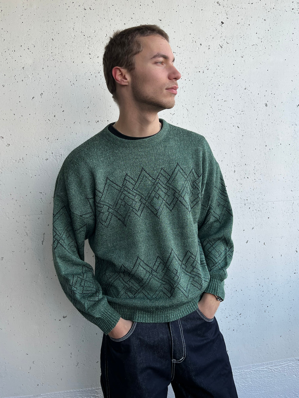 Vintage 80s Knit Sweater (M)