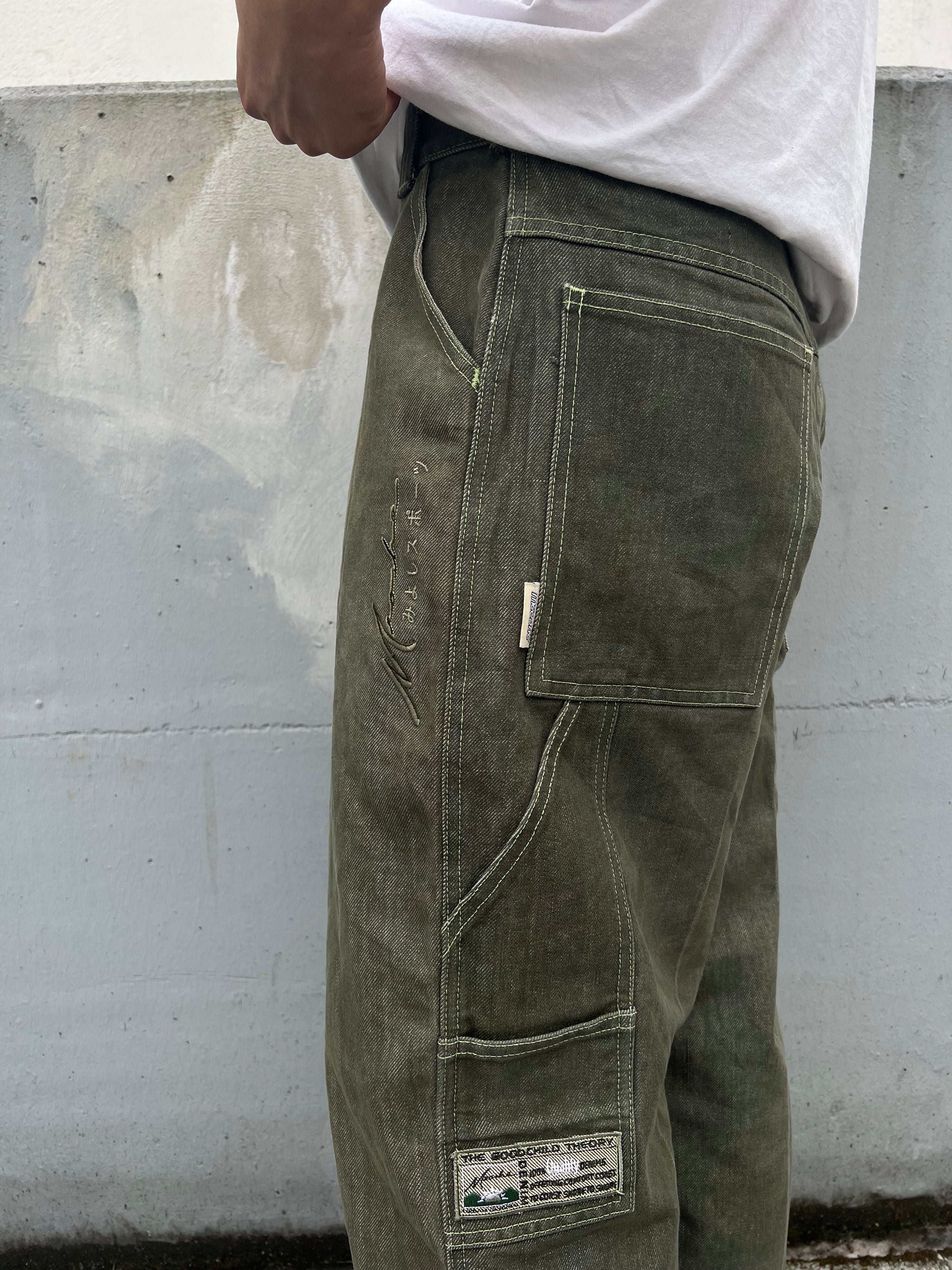 Vintage 90s Meoshe Baggy Hip-Hop Denim Trousers (34)