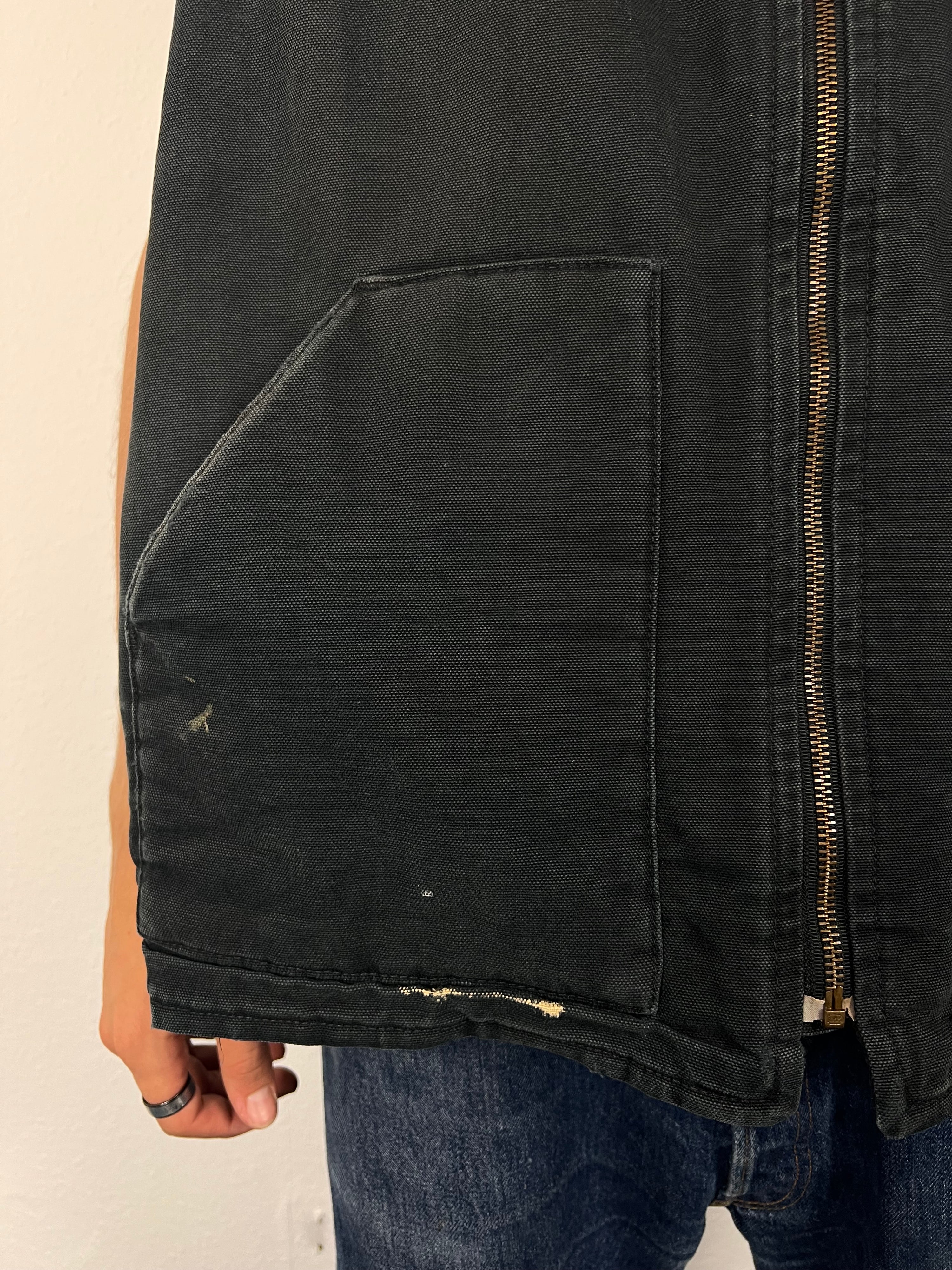 90s Vintage Carhartt Natural Aged Vest (XXL)