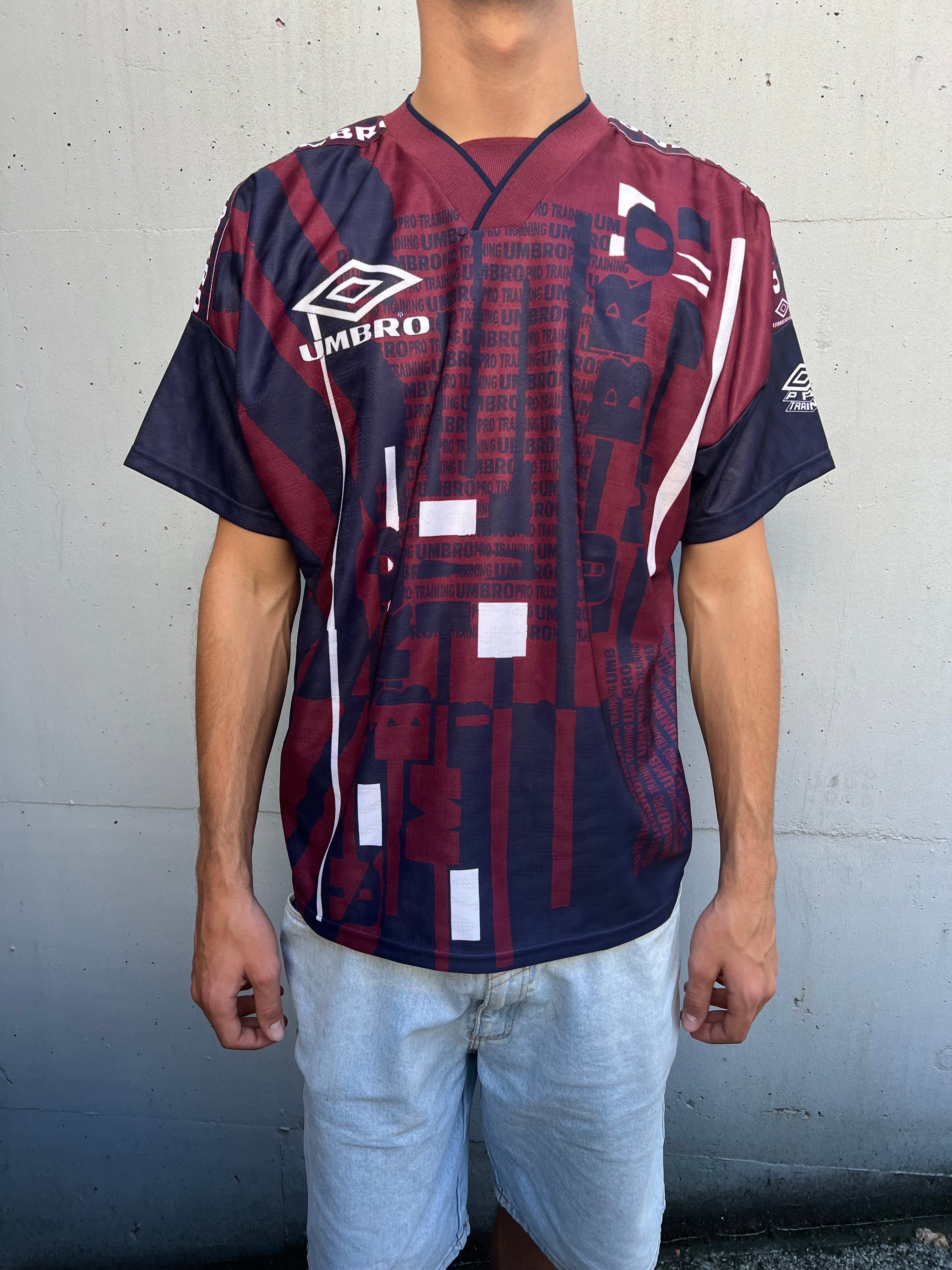 Vintage 90s Umbro Training Pro Trikot Jersey (M)