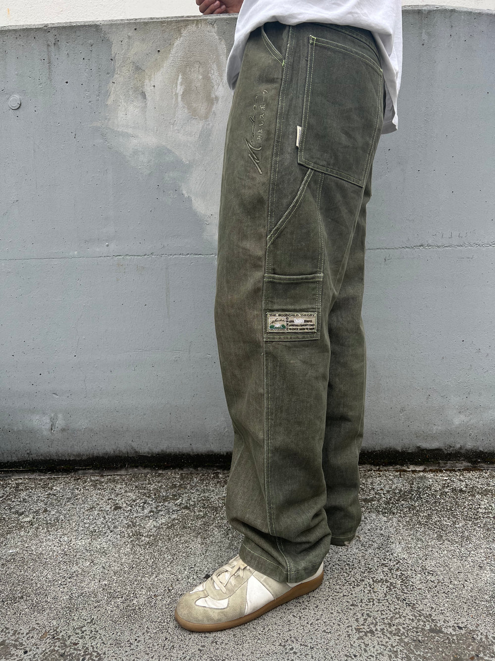Vintage 90s Meoshe Baggy Hip-Hop Denim Trousers (34)