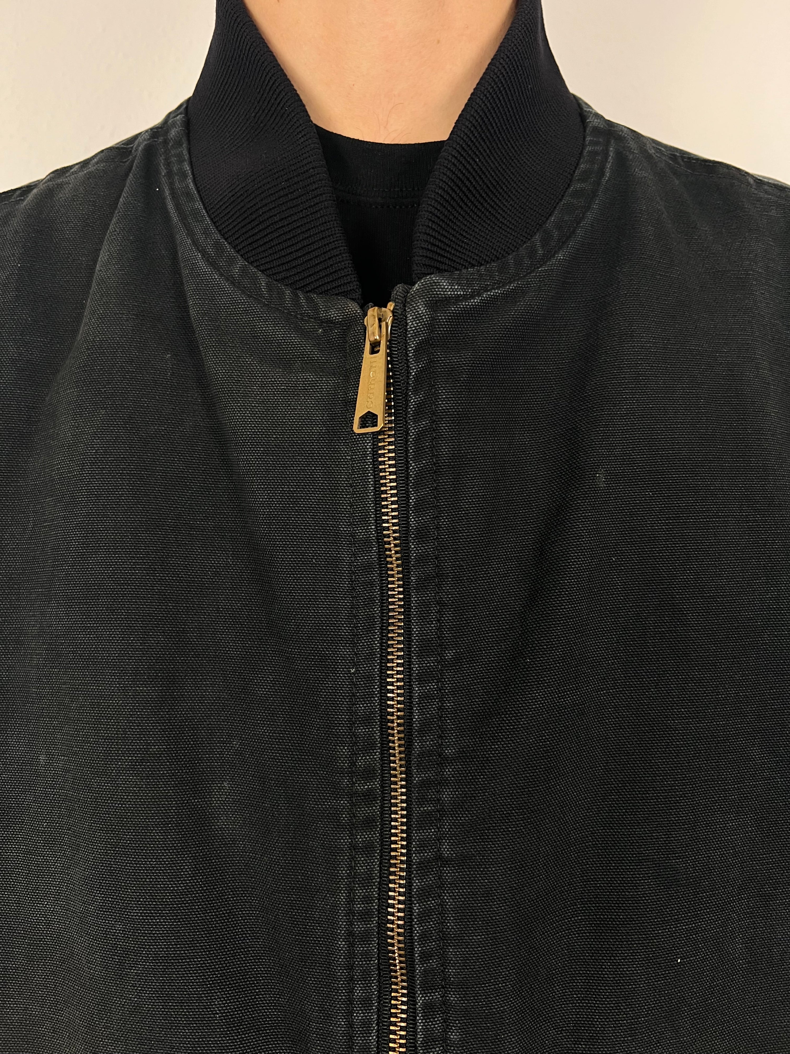 90s Vintage Carhartt Natural Aged Vest (XXL)