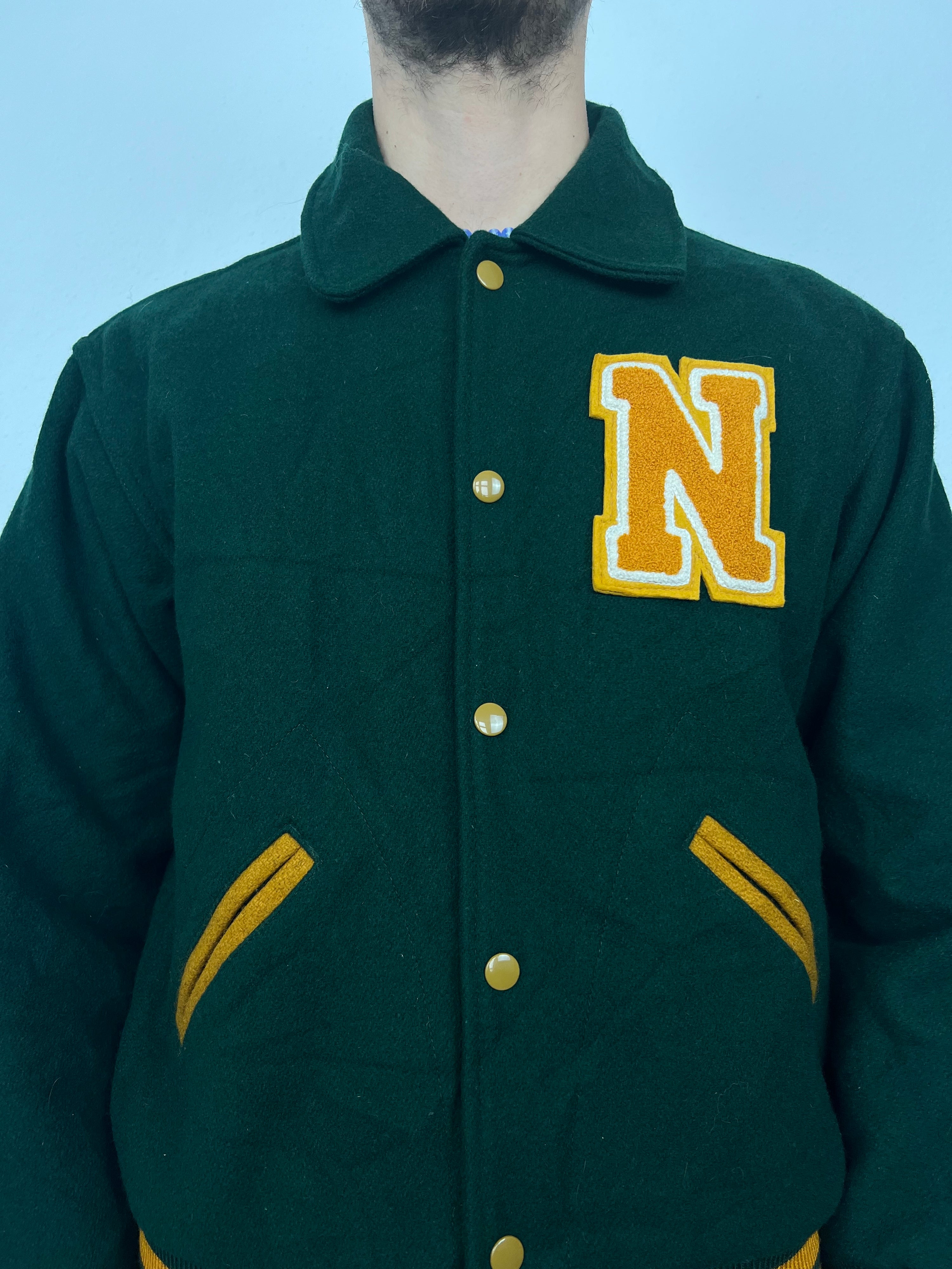 Vintage Varsity 90s College Jacket (M)