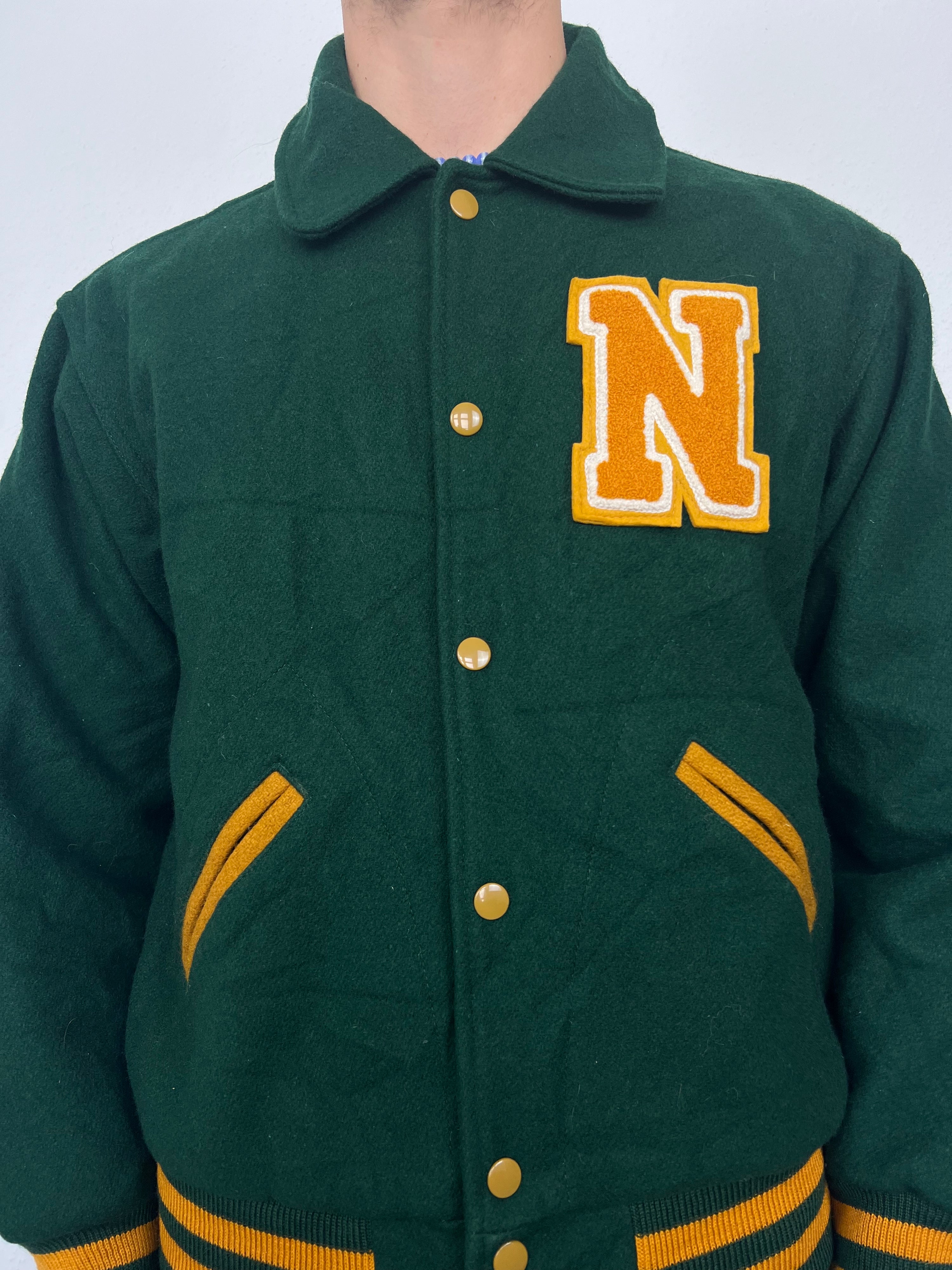 Vintage Varsity 90s College Jacket (M)