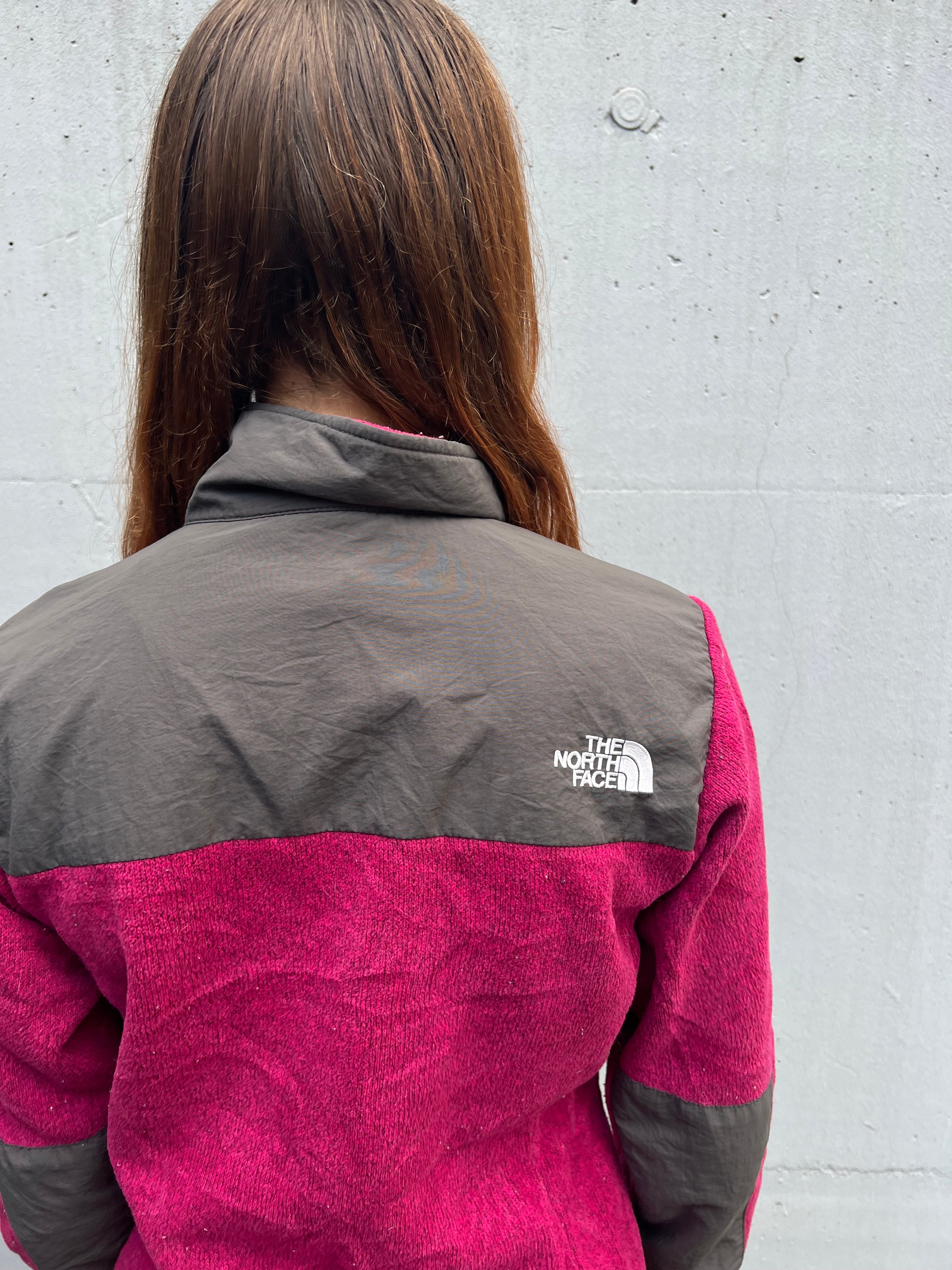 Y2K The North Face Logo Fleece Jacket (S)