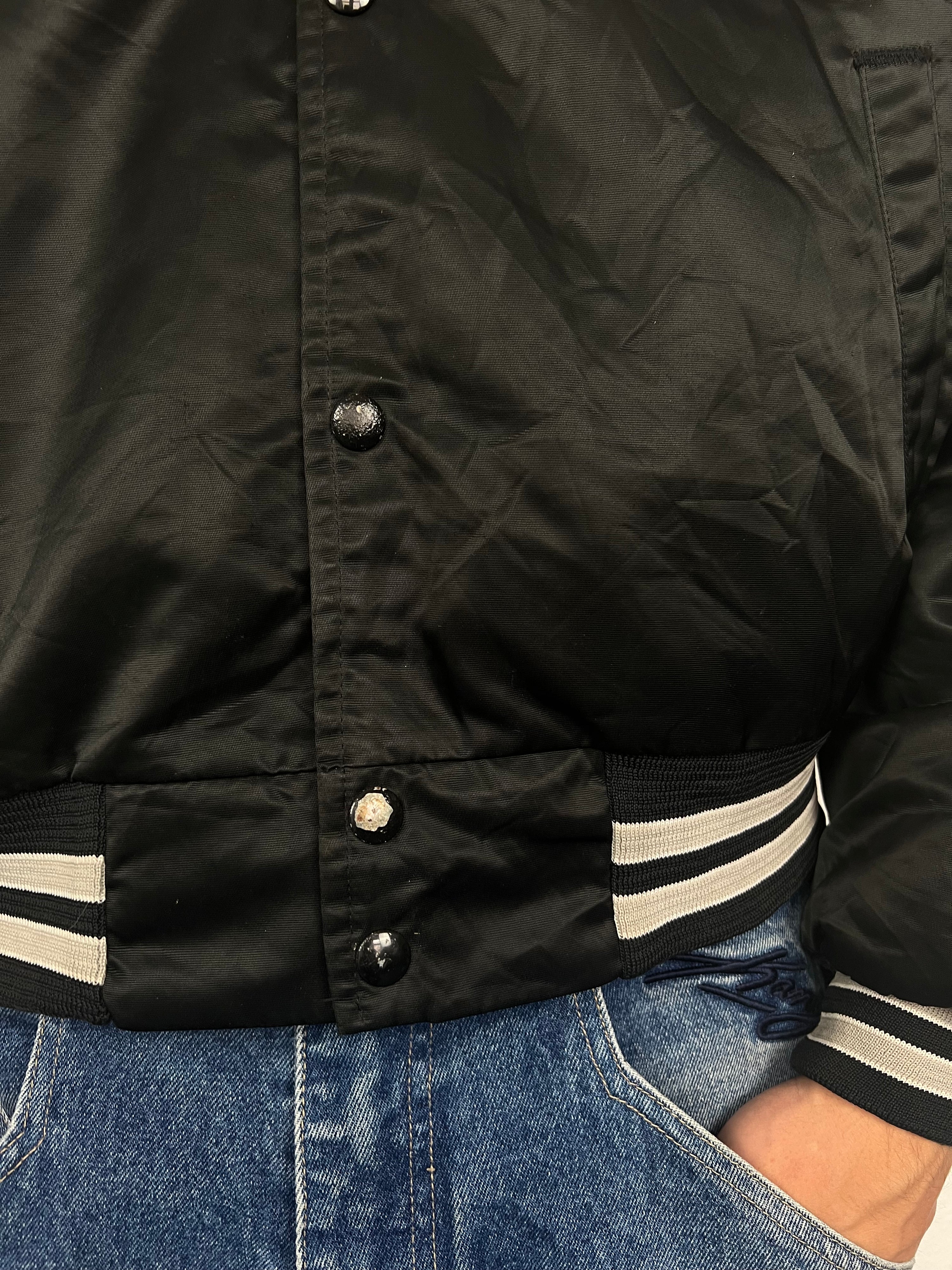 Vintage Raiders College Satin Jacket (S)