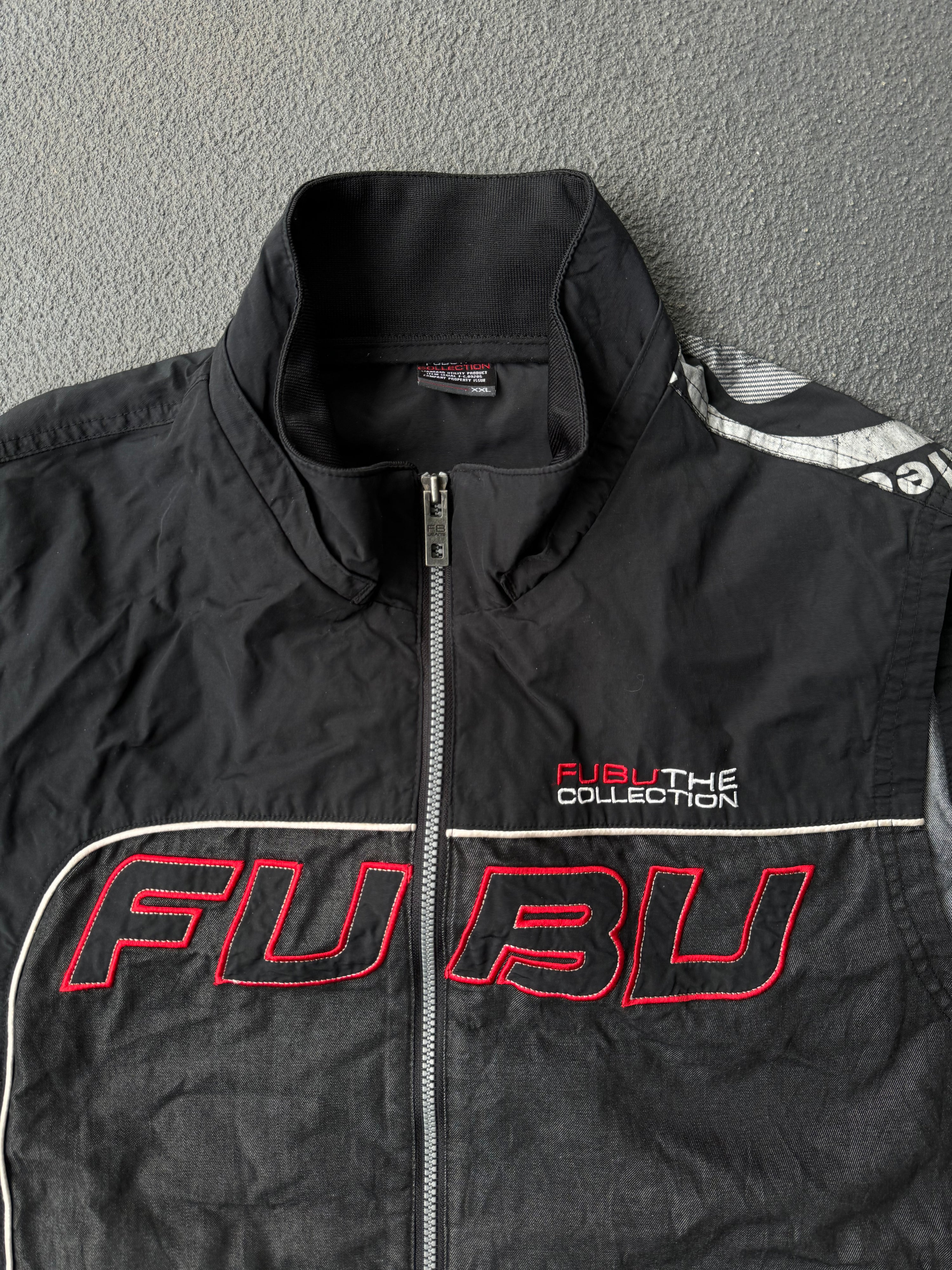 Early 2000s Fubu The Collection Zipped Up Over Vest (XL)