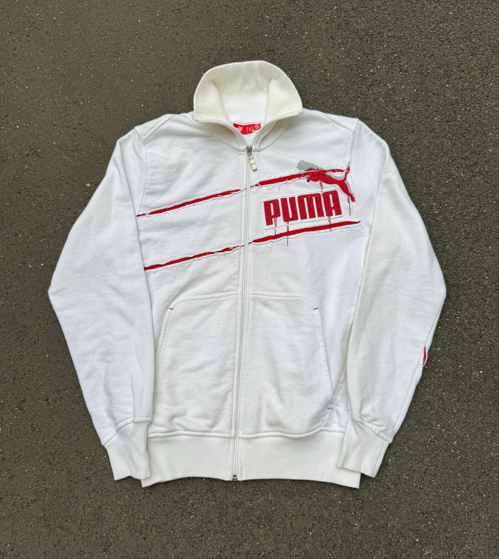 Early 2000s Puma Logo Sweat Jacket (M)