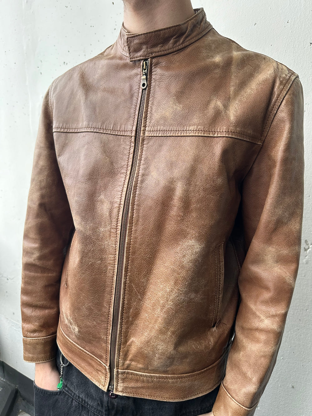 Vintage Leather Jacket (M)