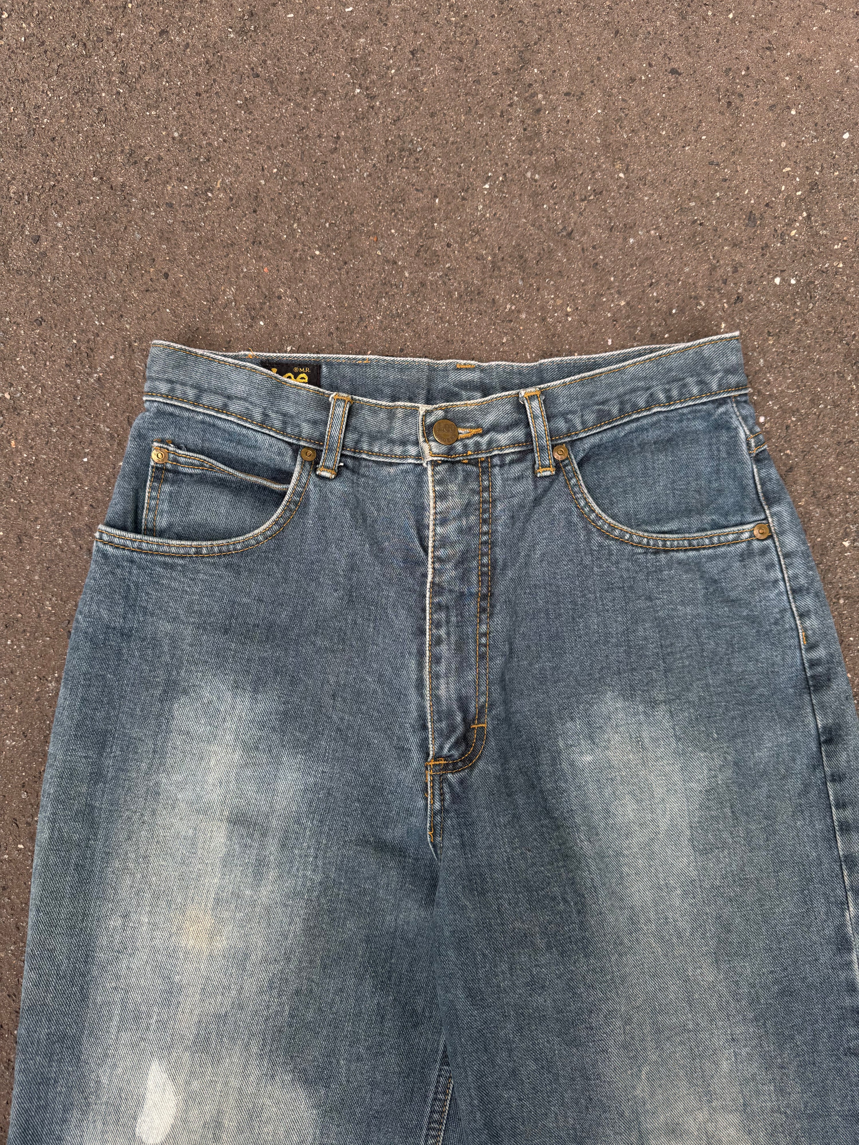 Vintage 90s Lee Wide Leg Baggy Denim Jeans Hos Highwaisted (30)