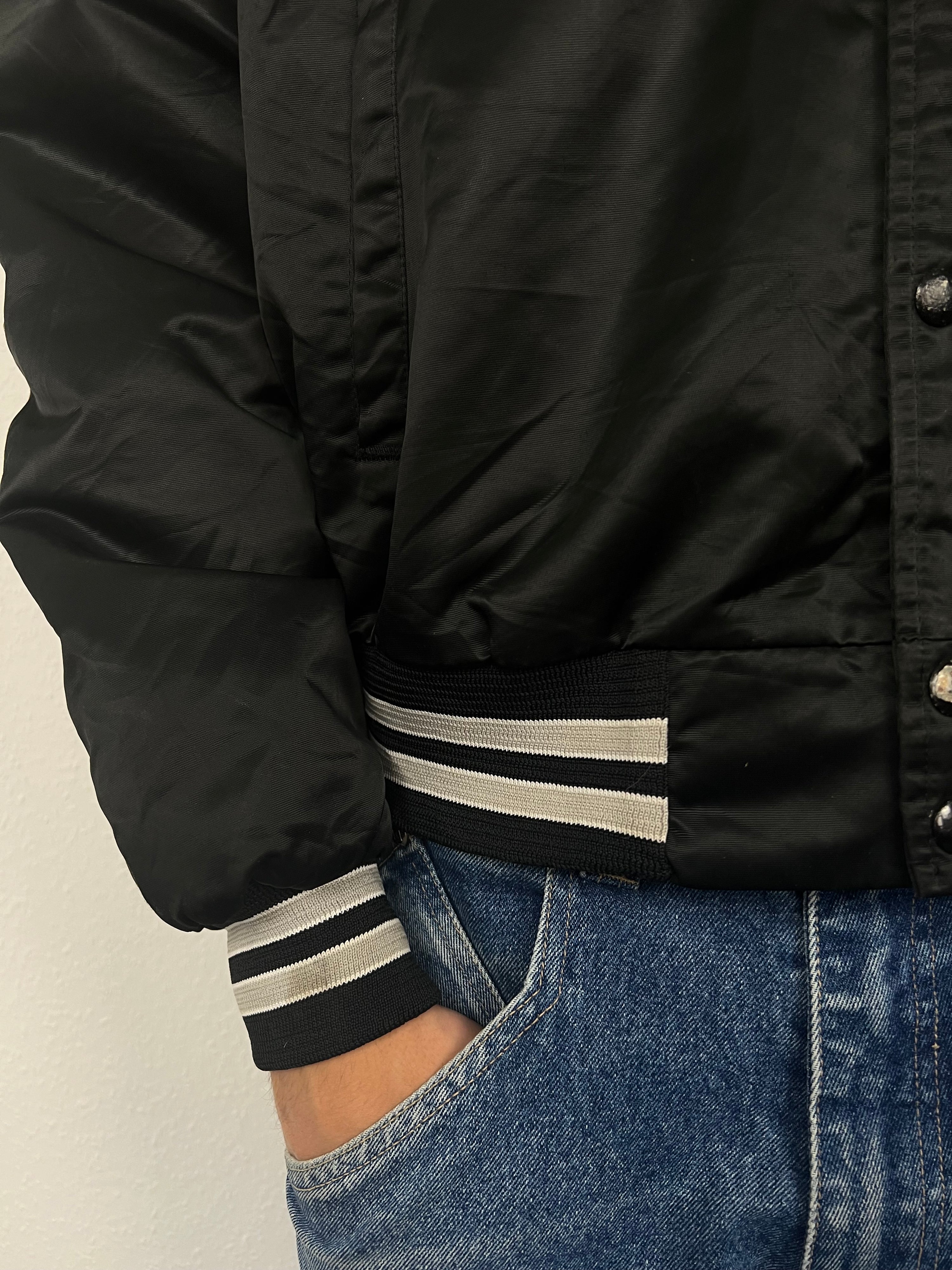 Vintage Raiders College Satin Jacket (S)