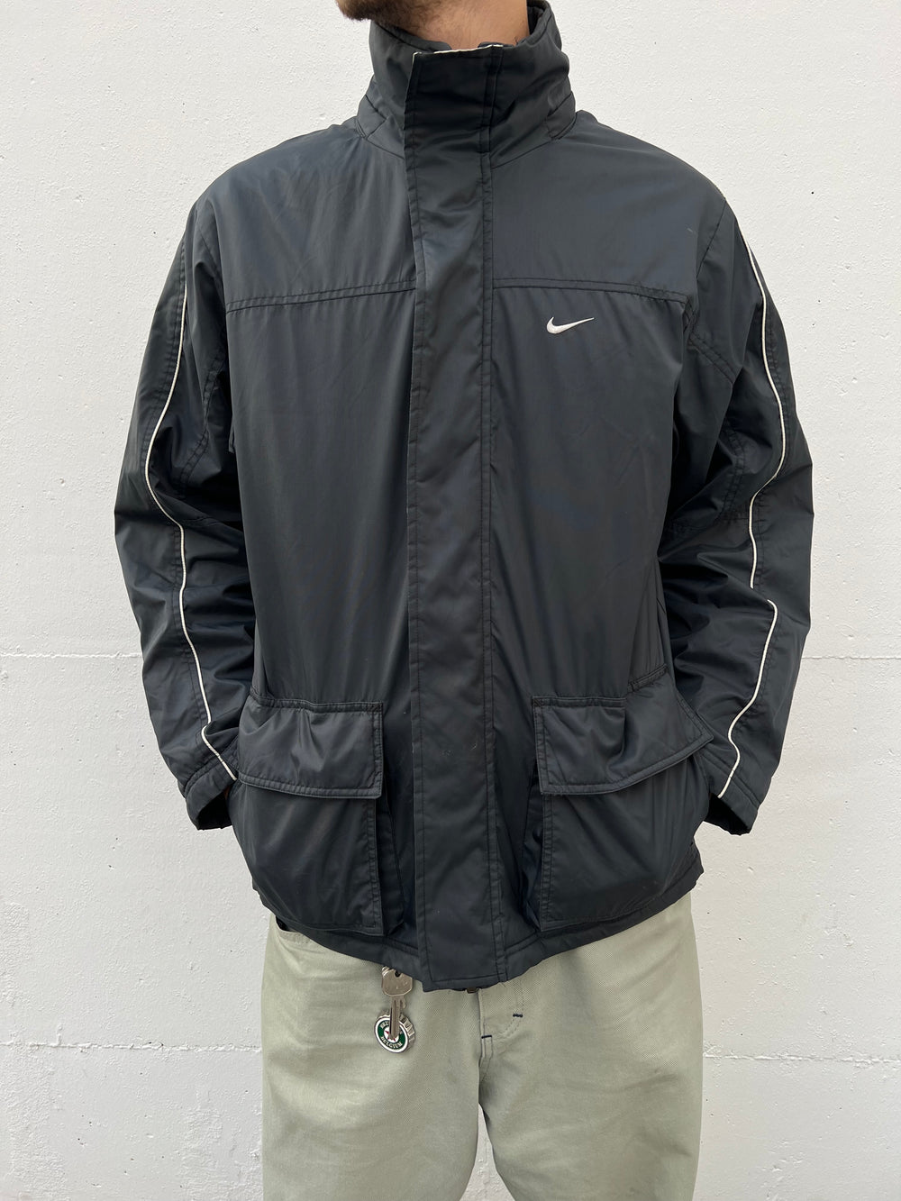 Early 2000s Y2K Heavy Nike Swoosh Jacket (M)