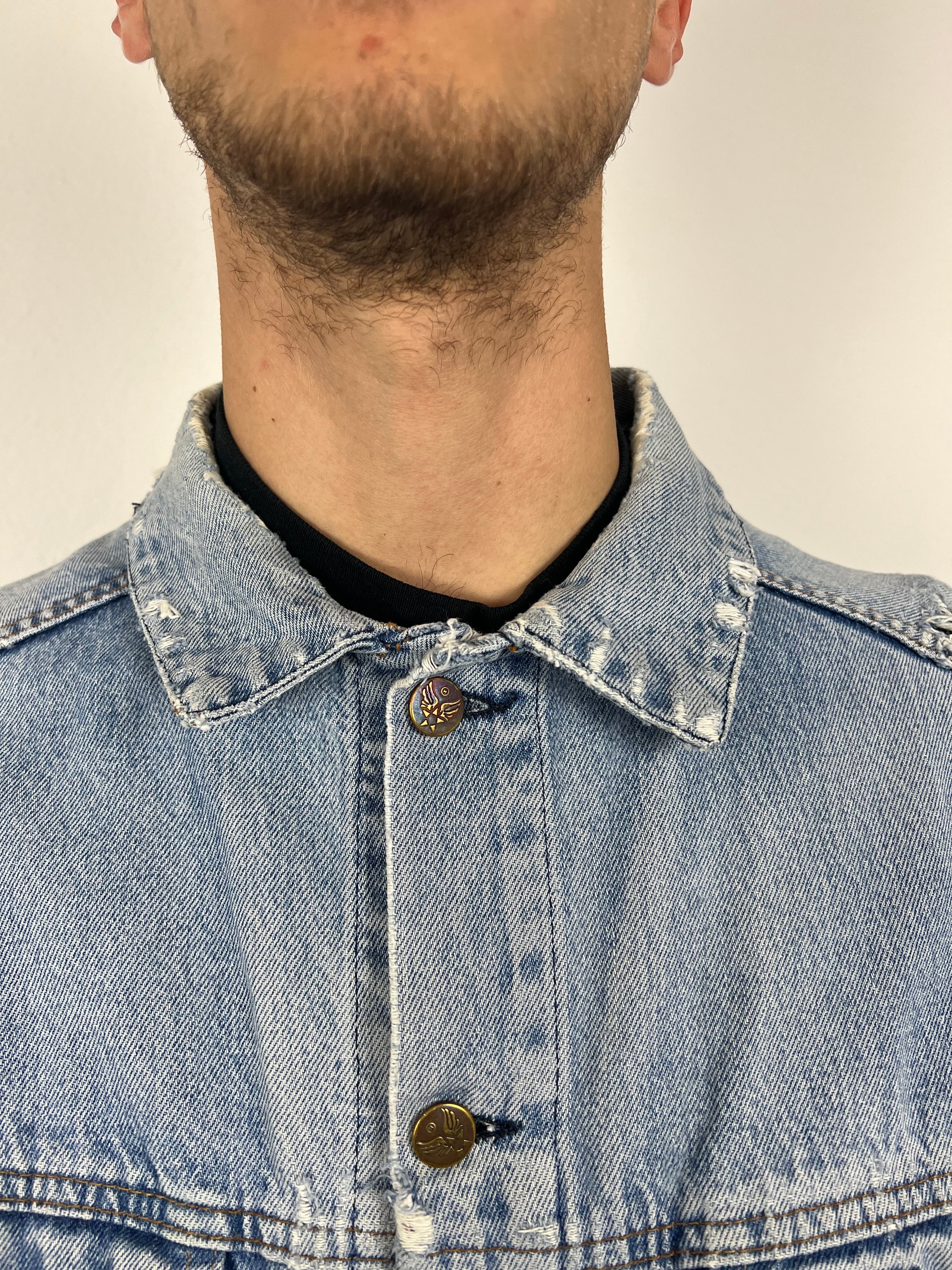 Vintage Avirex Denim Jacket Natural faded (XL)
