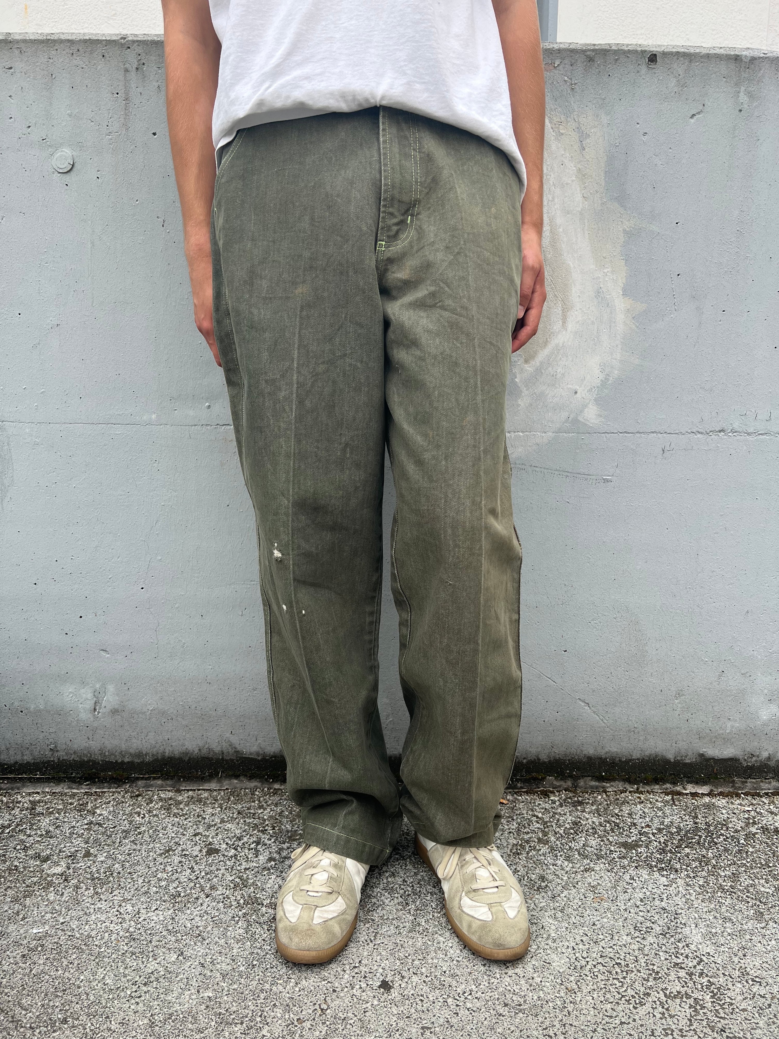 Vintage 90s Meoshe Baggy Hip-Hop Denim Trousers (34)