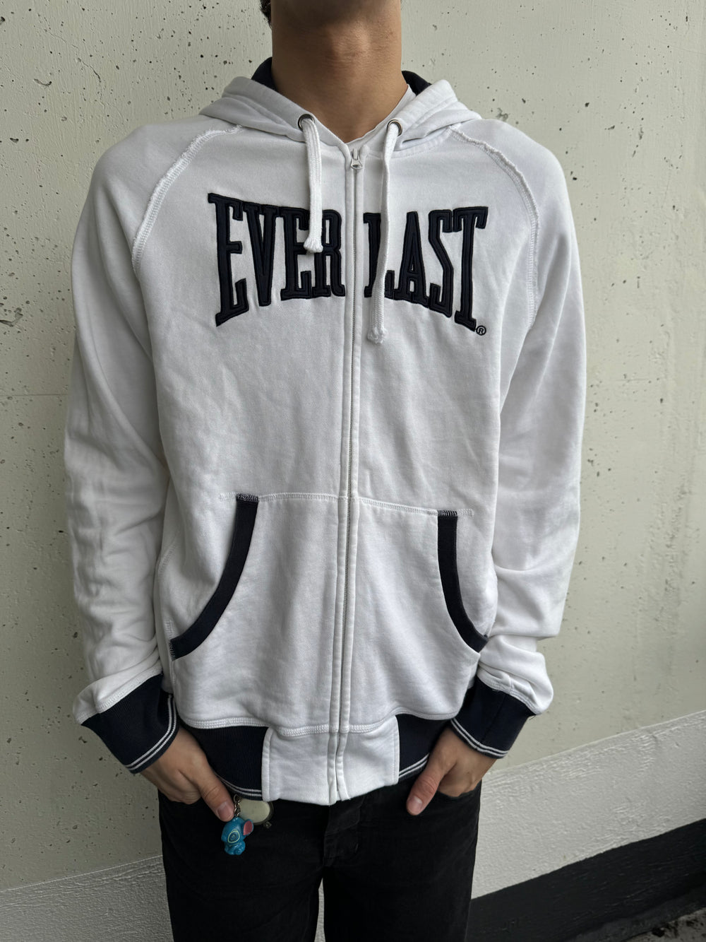 Early 2000s Everlast Zip Hooded Sweat Jacket (L)