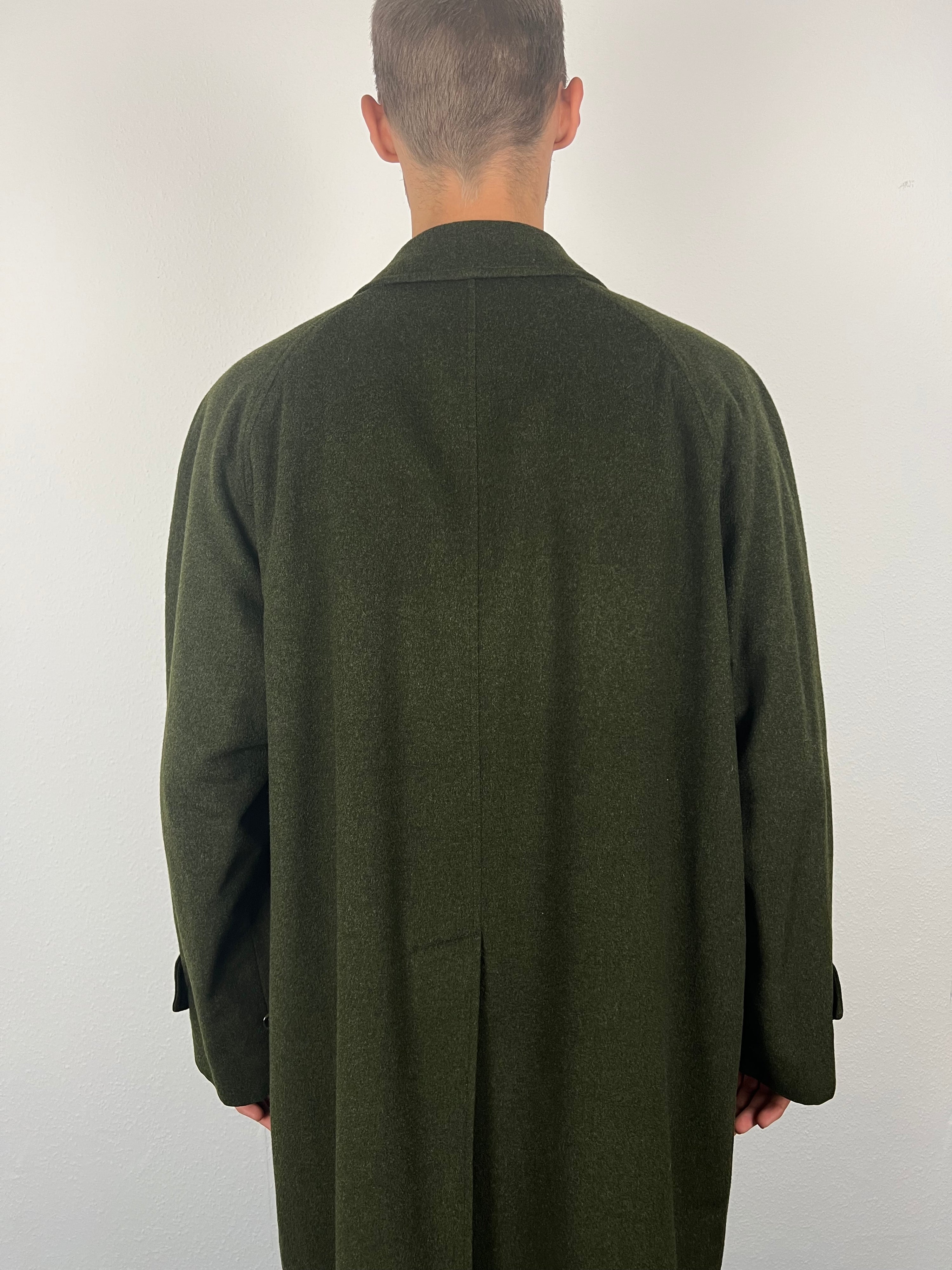 Vintage Burberry Wool Coat (XL)