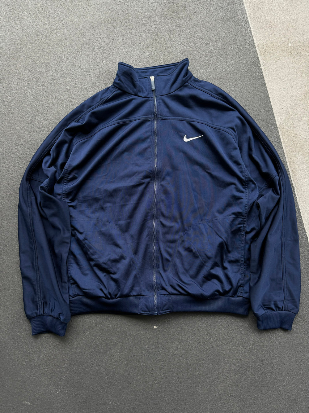 Vintage 90s Nike Swoosh Track Jacket (XL)