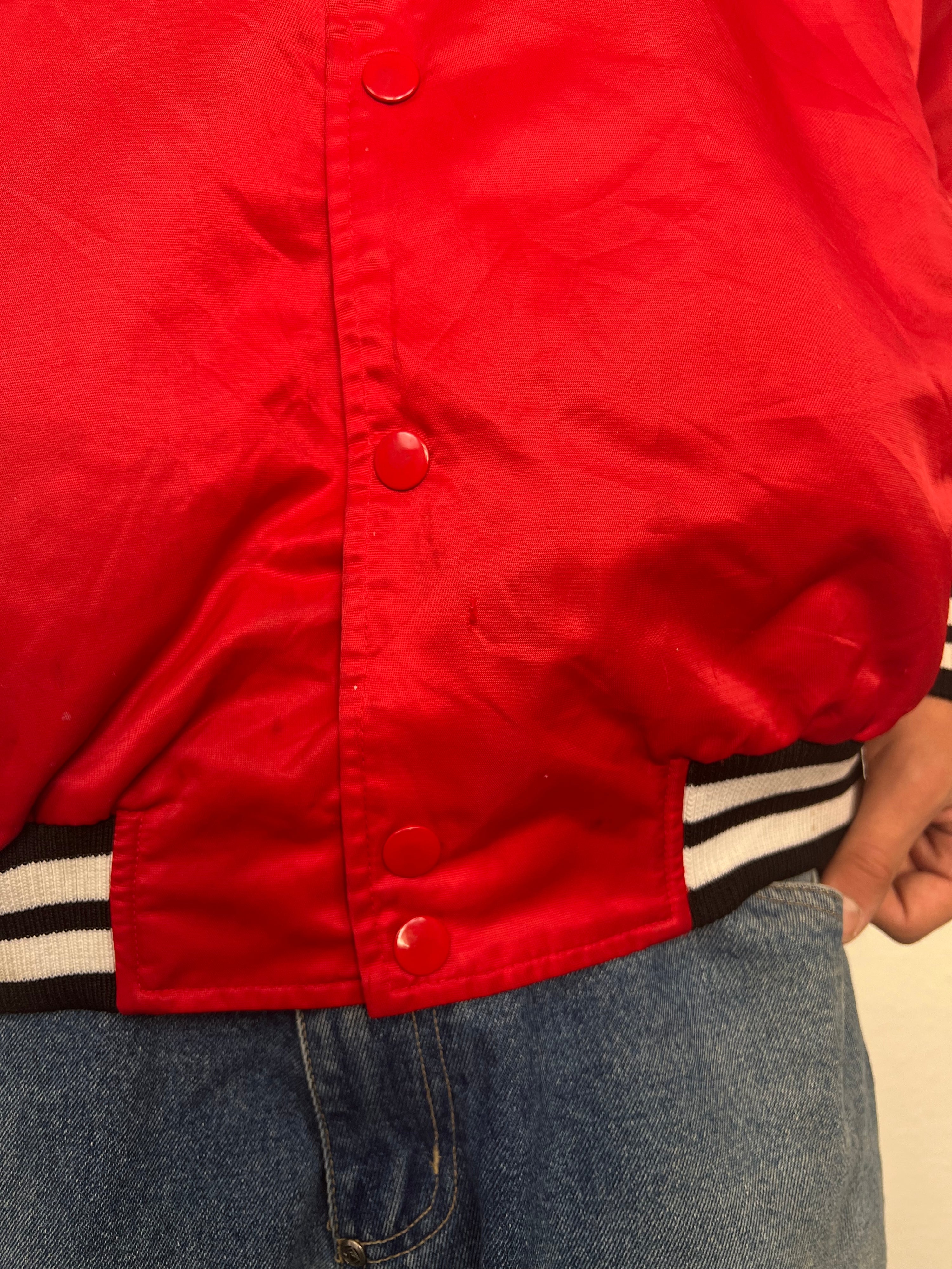 Vintage 90s Nascar Budweiser Racing College Jacket (XL)