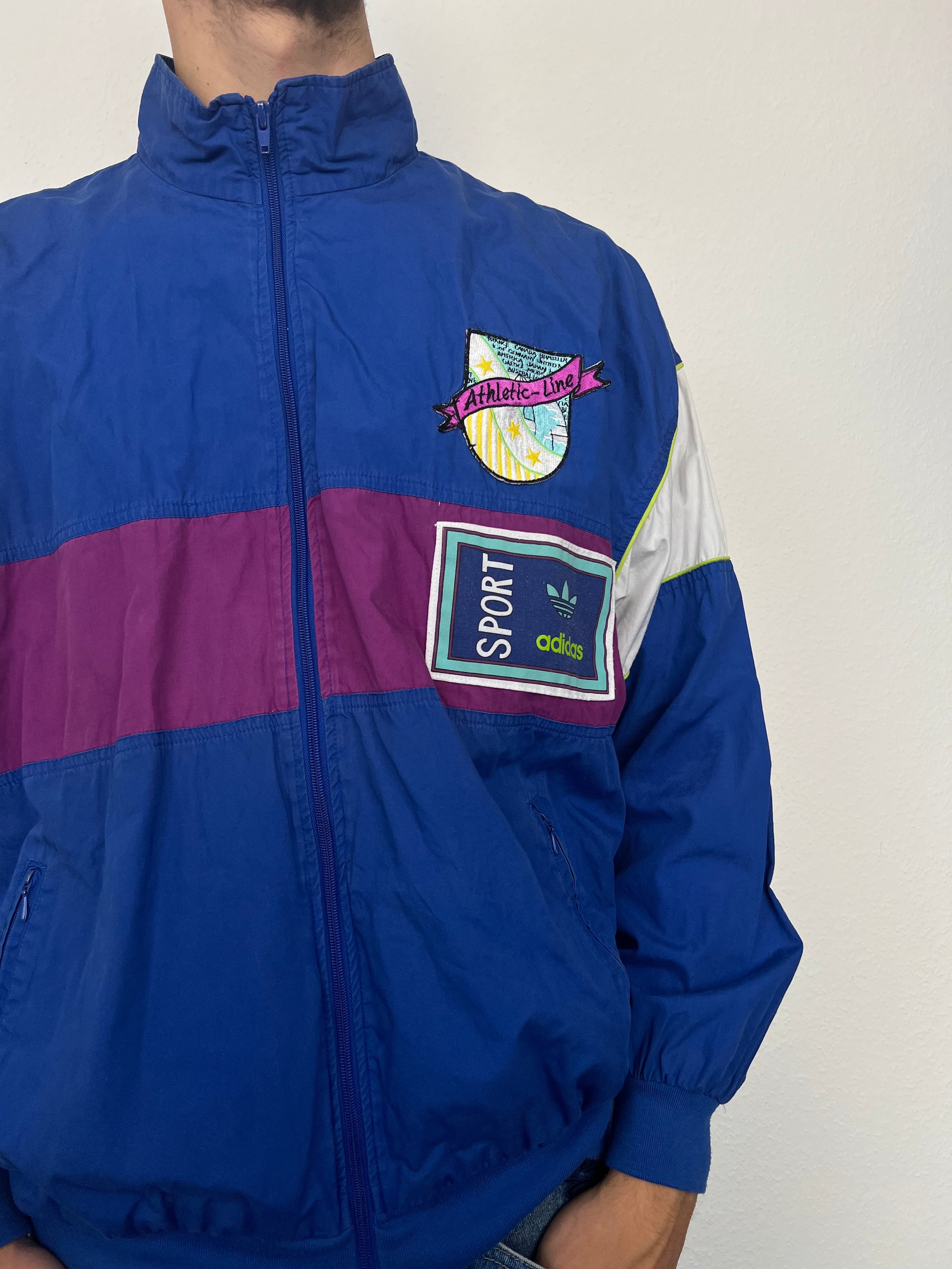 Vintage 80s Adidas Trackjacket (XL)