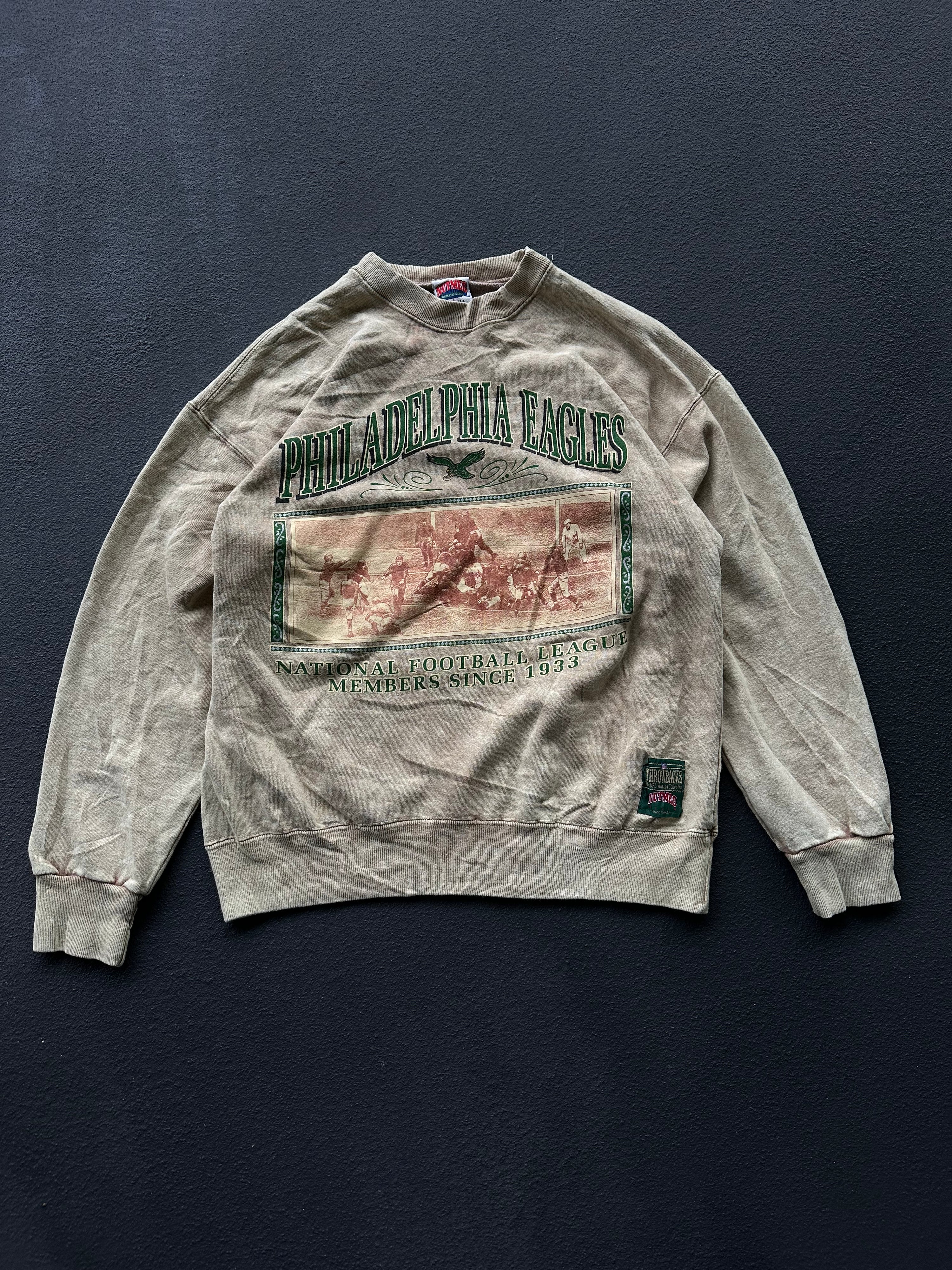 Vintage 90s Nutmeg Philadelphia Eagles Sweater (L)