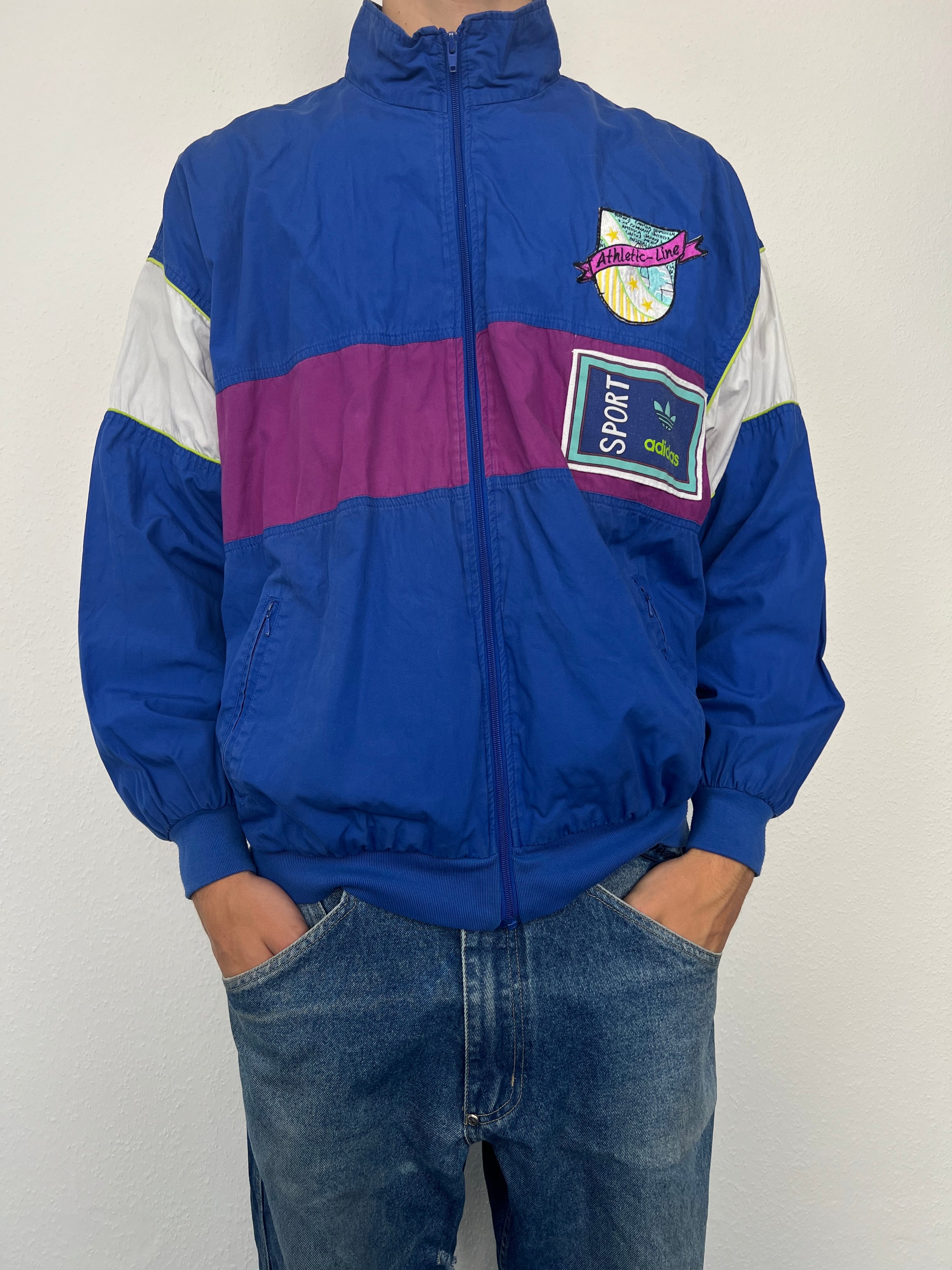 Vintage 80s Adidas Trackjacket (XL)