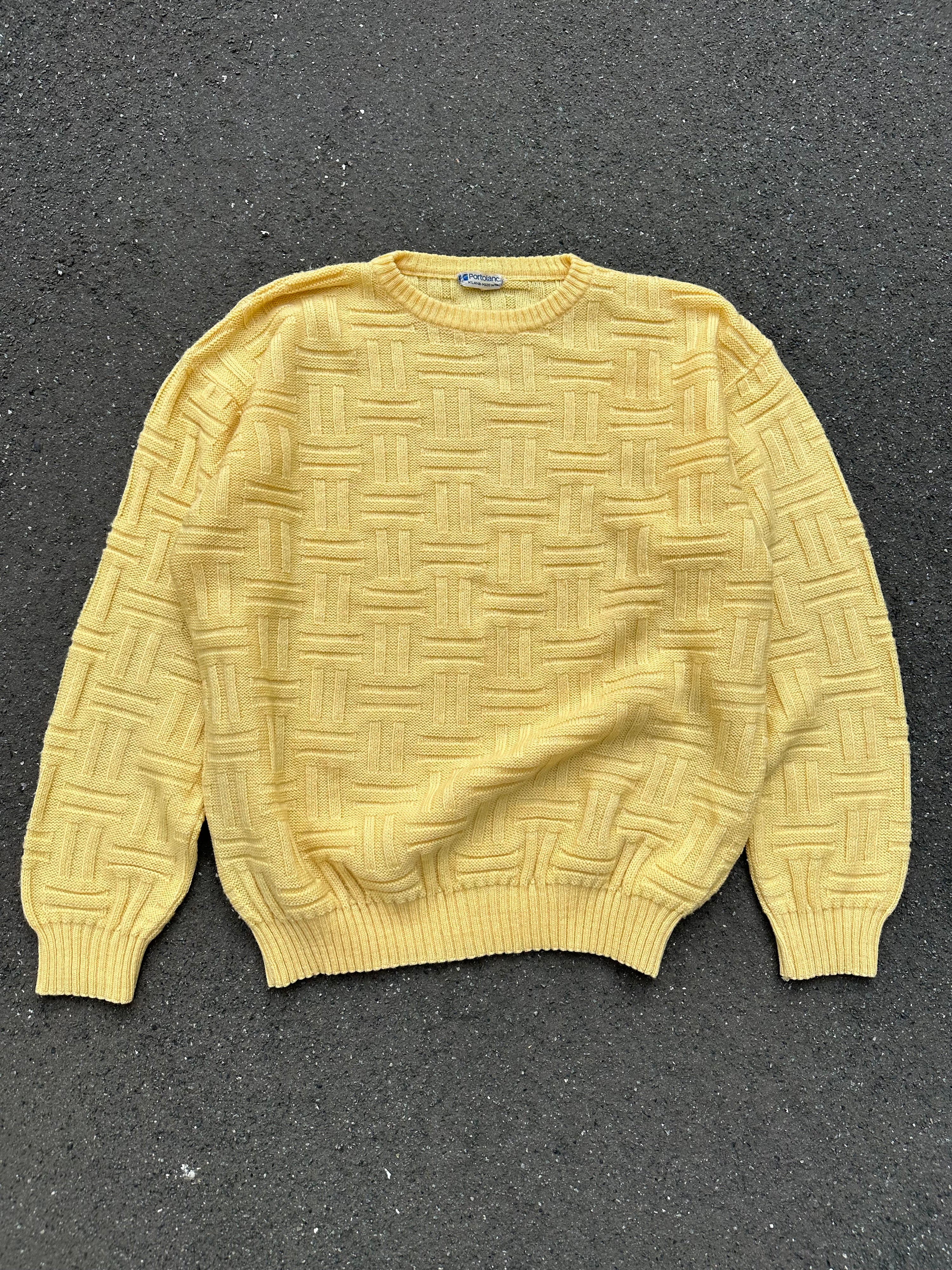 Vintage 80s Made in Italy Knit Sweater (XL)