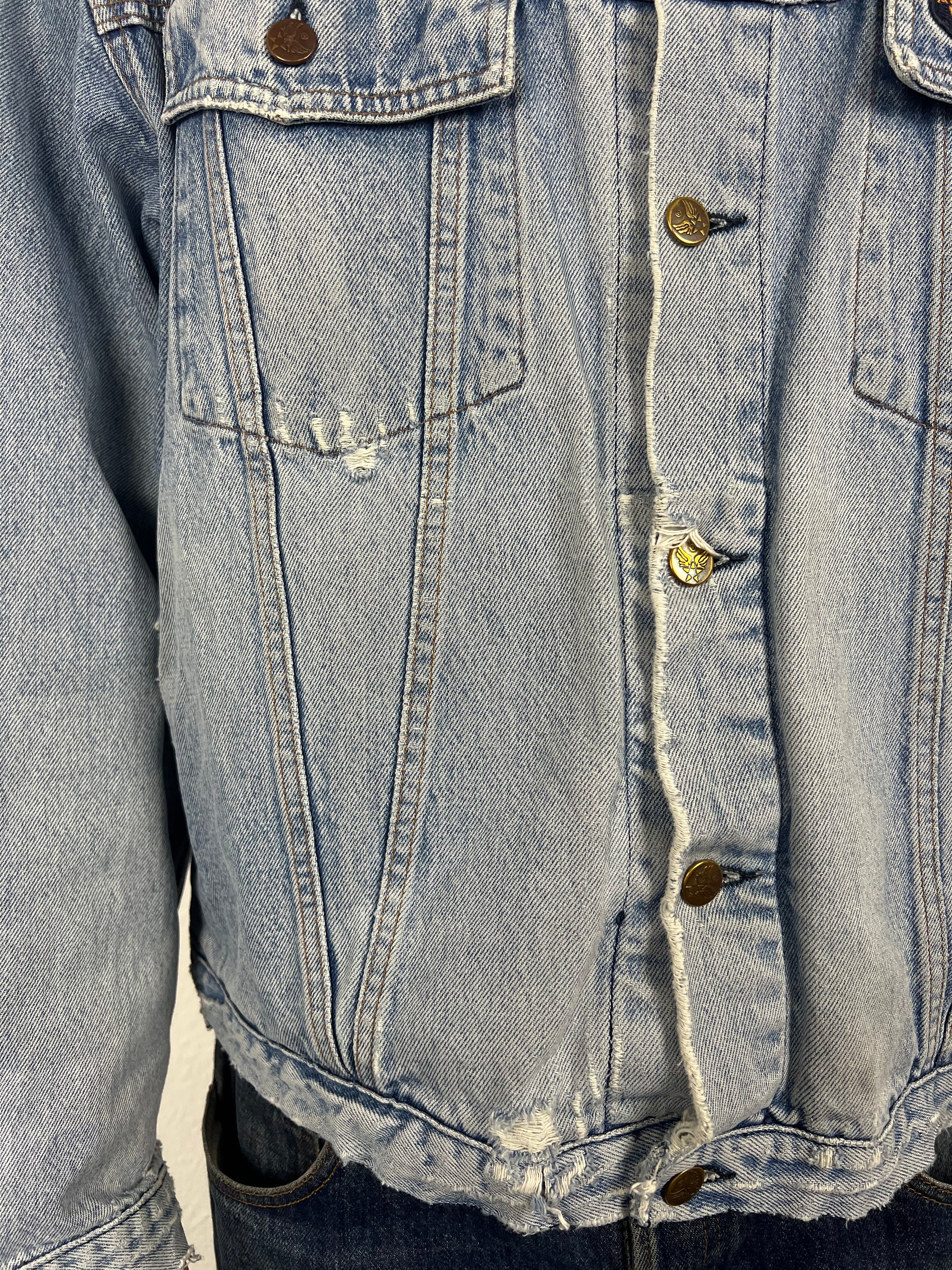 Vintage Avirex Denim Jacket Natural faded (XL)