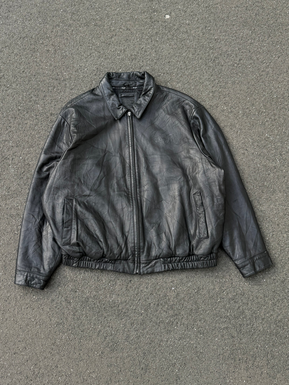 Vintage 90s Sean John Soft Leather Jacket (XXL)