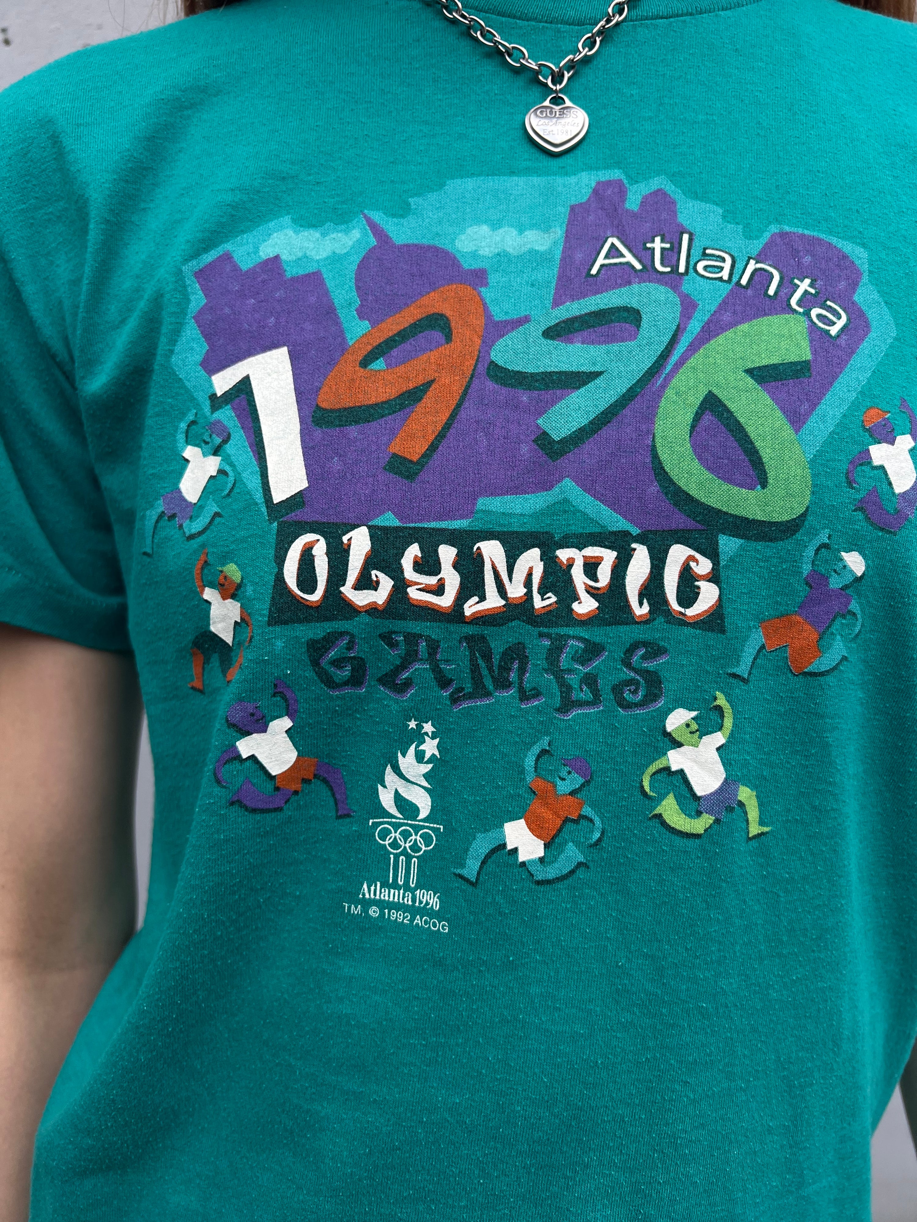 Vintage 1996 Atlanta Olympic Games Single Stitched T-Shirt (XS)