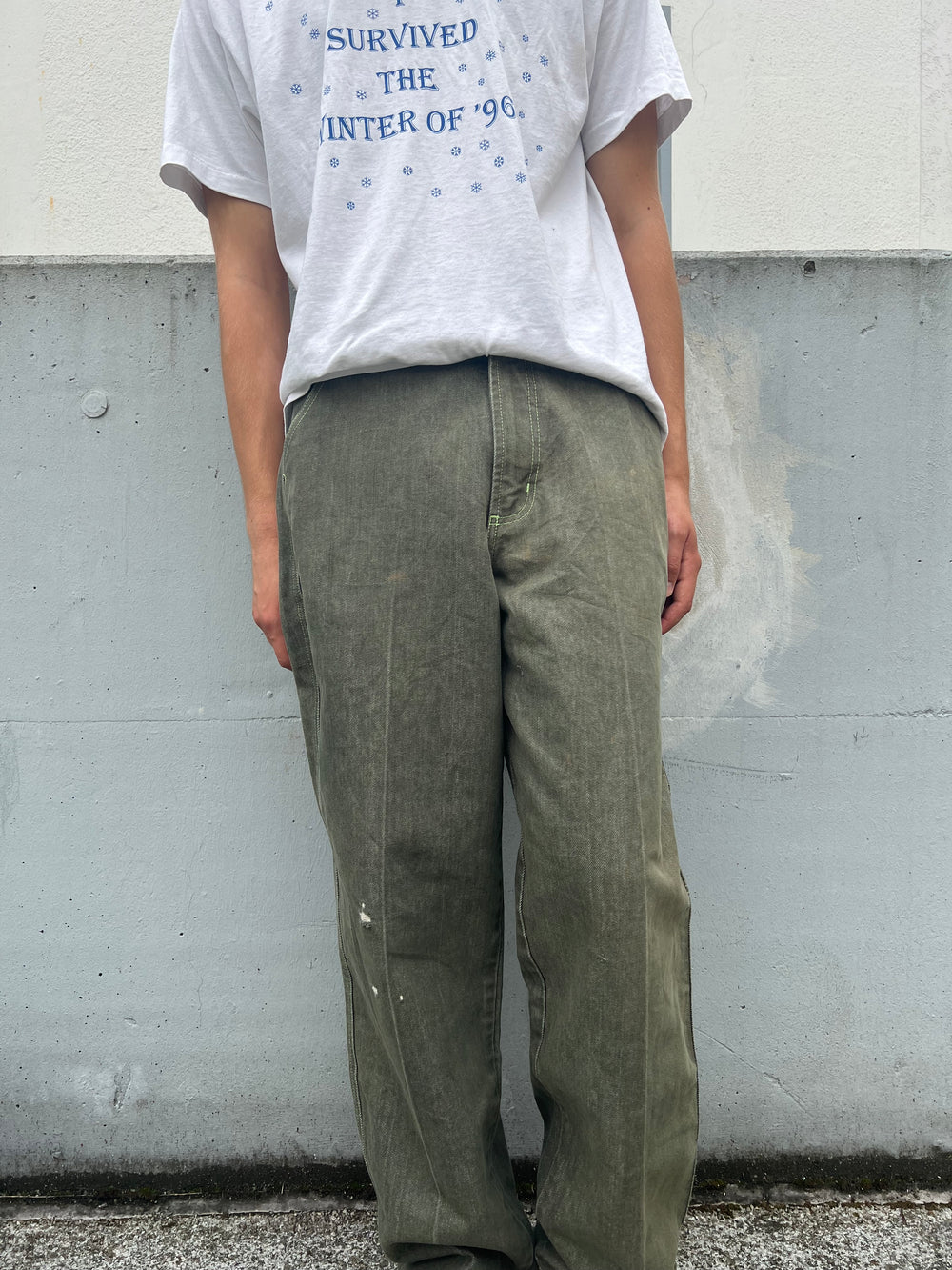 Vintage 90s Meoshe Baggy Hip-Hop Denim Trousers (34)