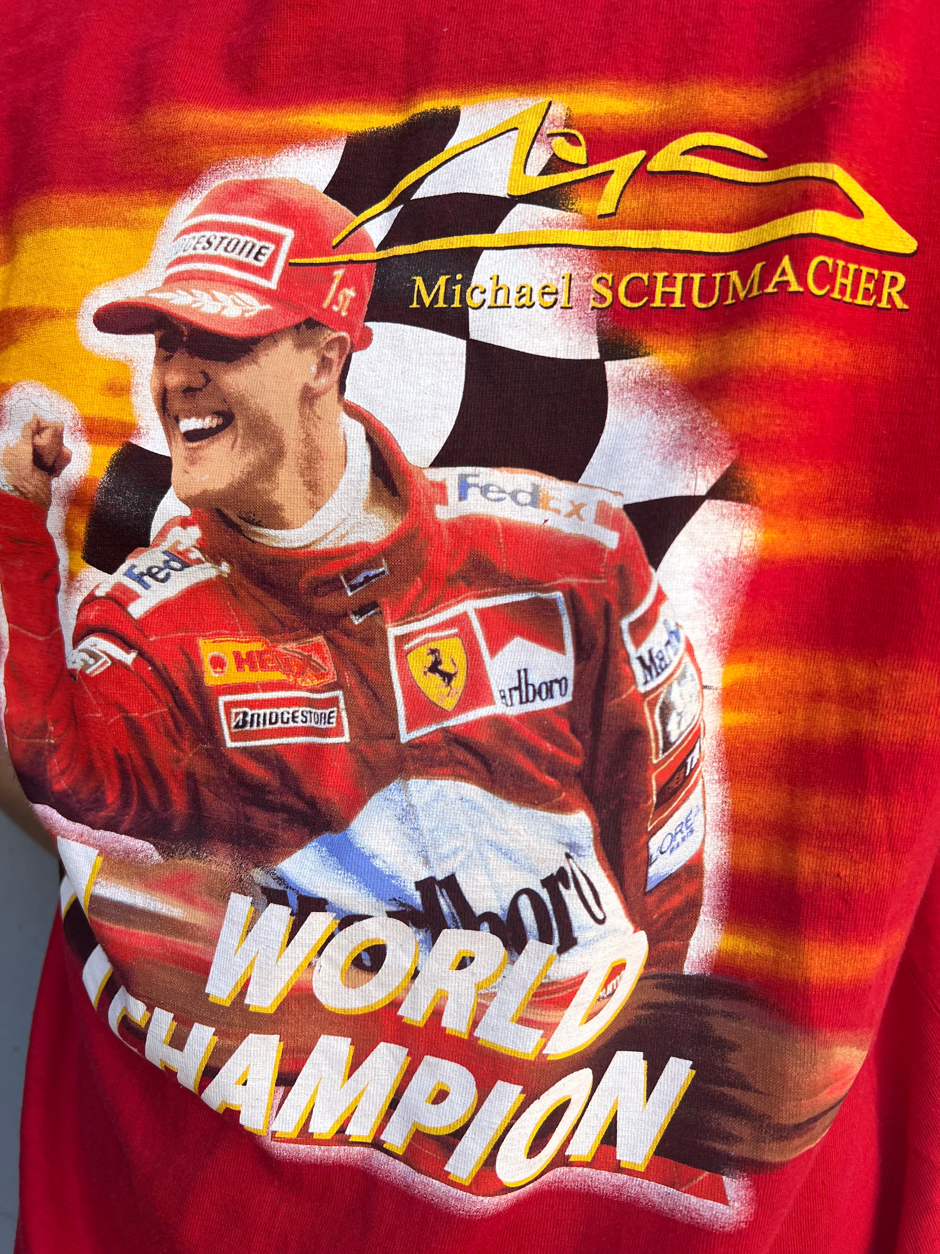 Vintage 90s Michael Schumacher T-Shirt (XL)