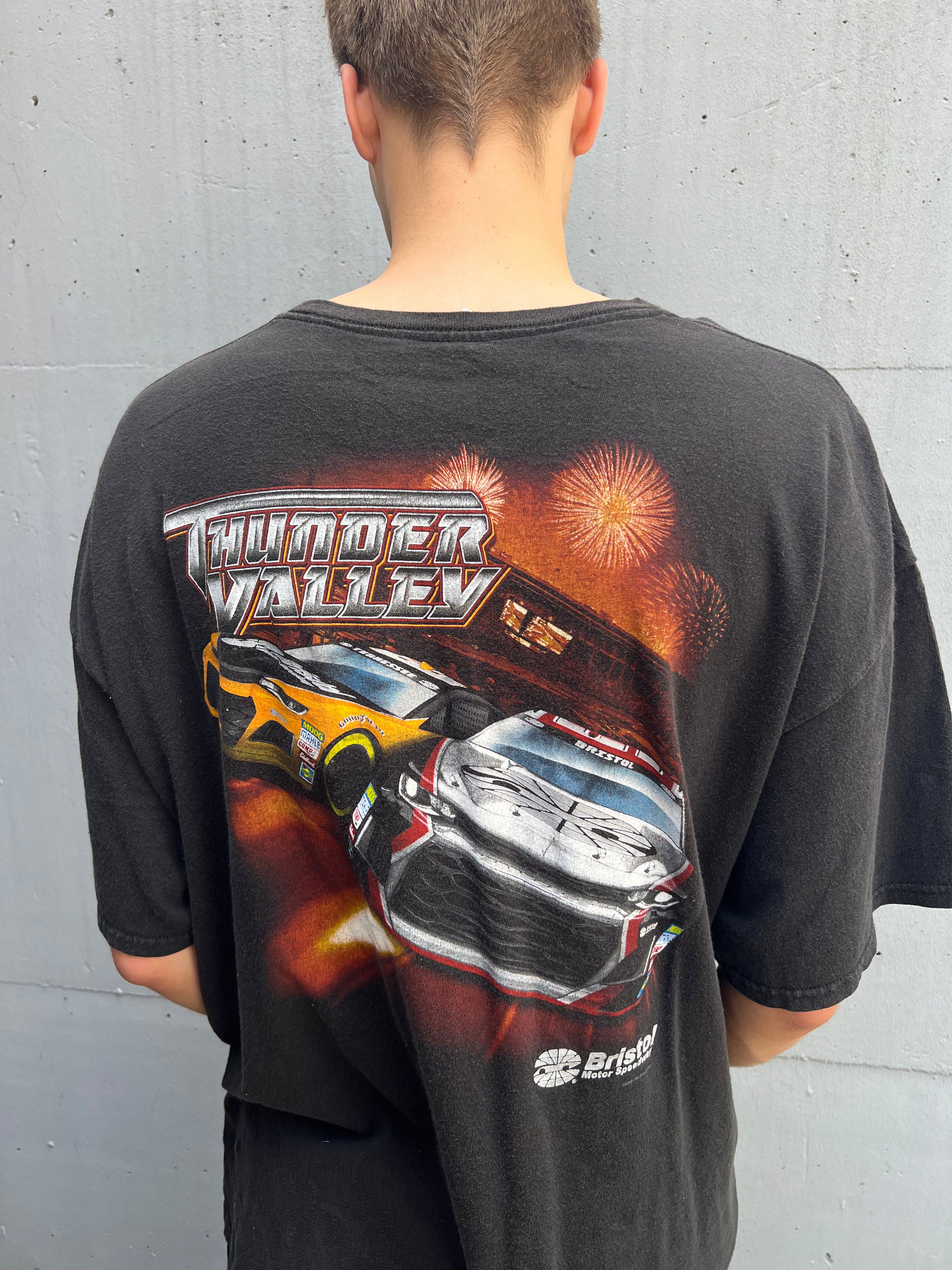 Vintage Bristol Speedway Thunder Valley Racing Tshirt (XL)