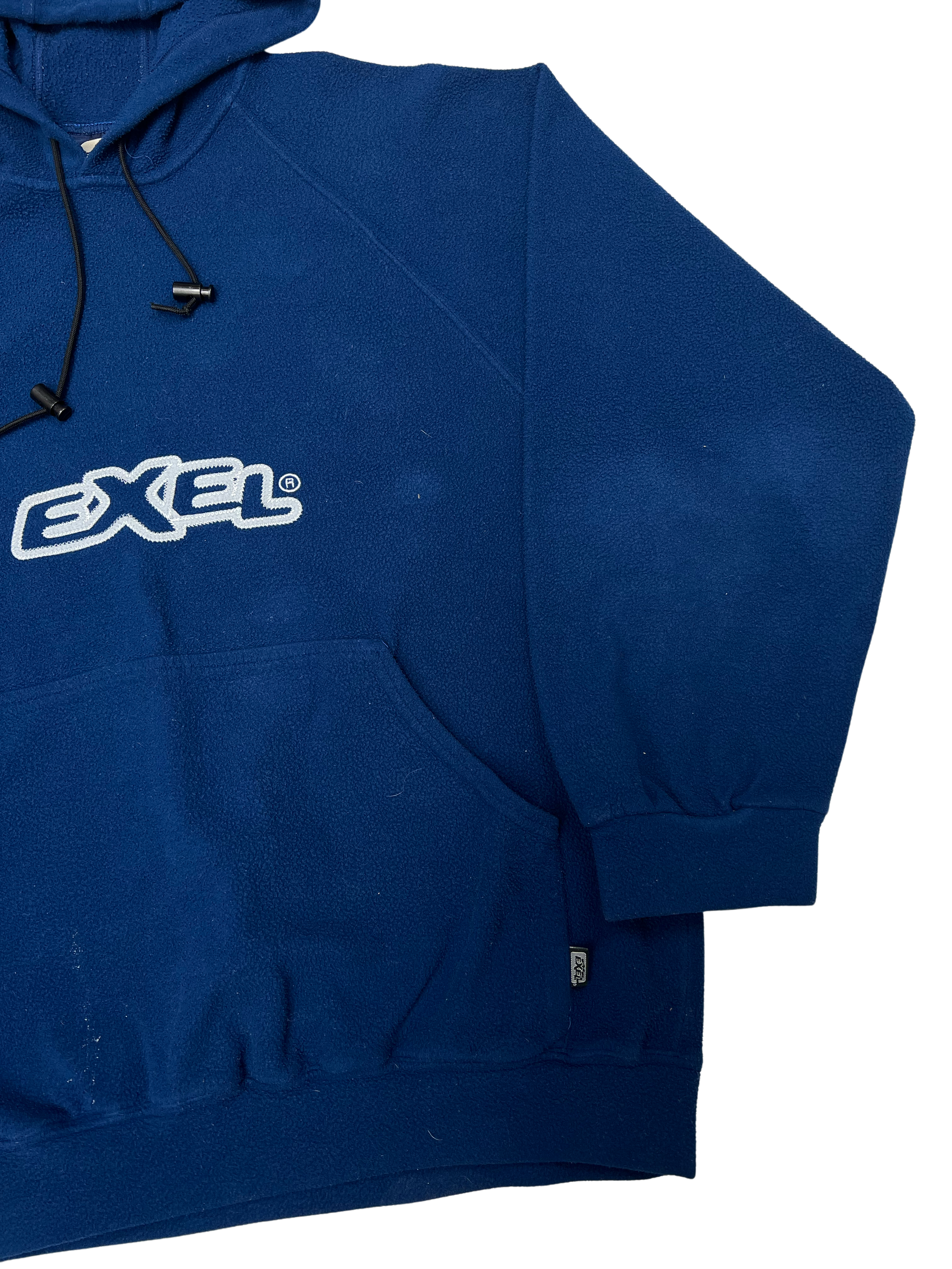 Vintag 90s Italian Exel Fleece Hoodie (XXL)