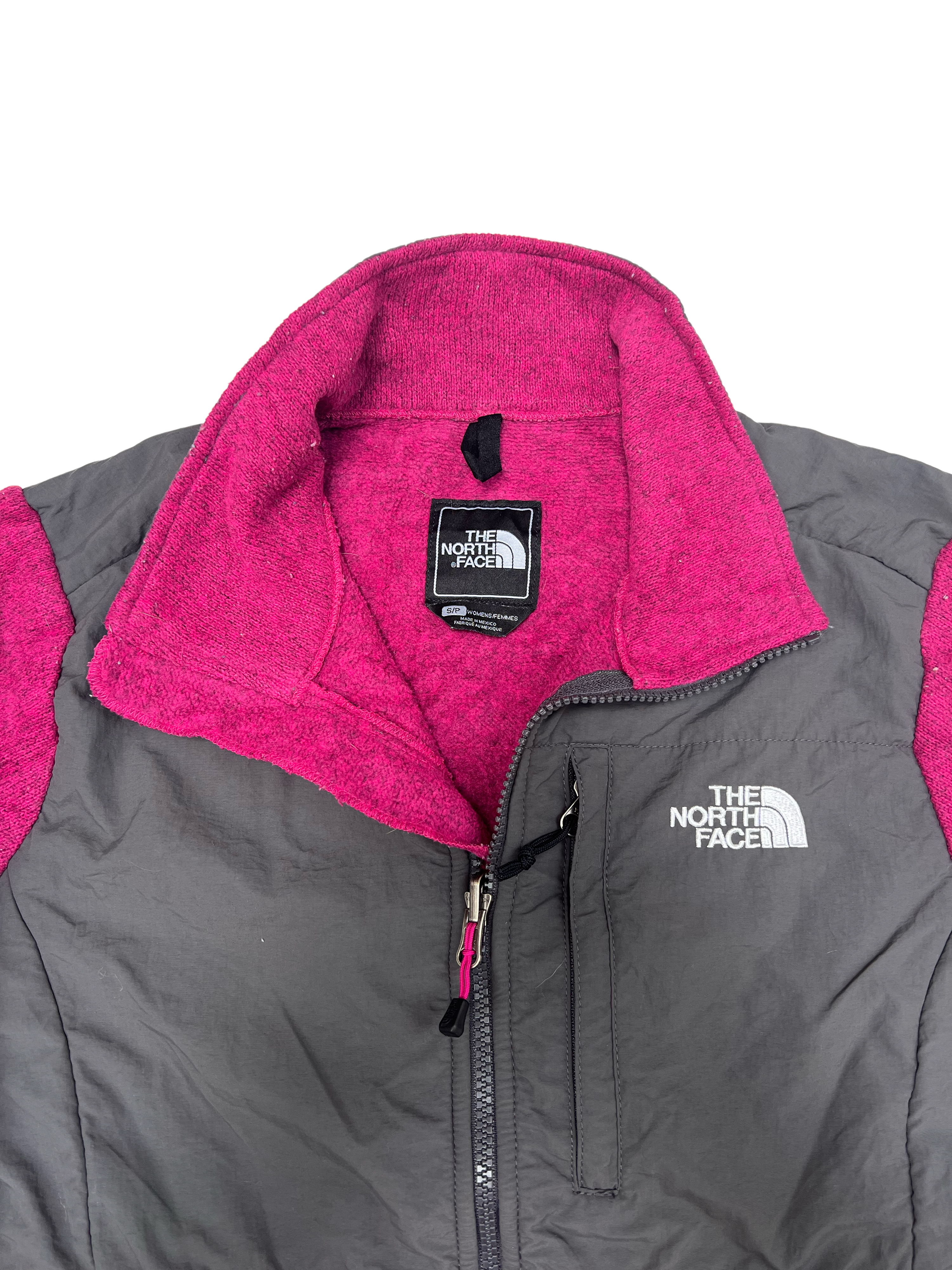 Y2K The North Face Logo Fleece Jacket (S)